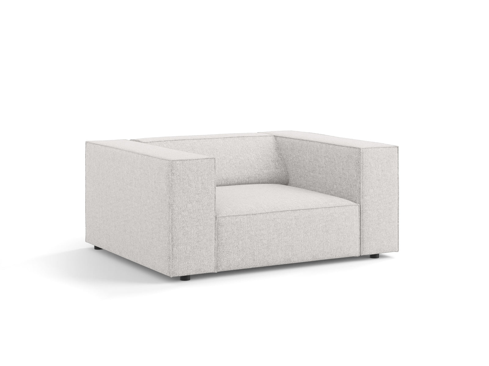 Arendal Sessel 1 Sitz in Light Grey präsentiert im Onlineshop von KAQTU Design AG. Sessel ist von Cosmopolitan Design