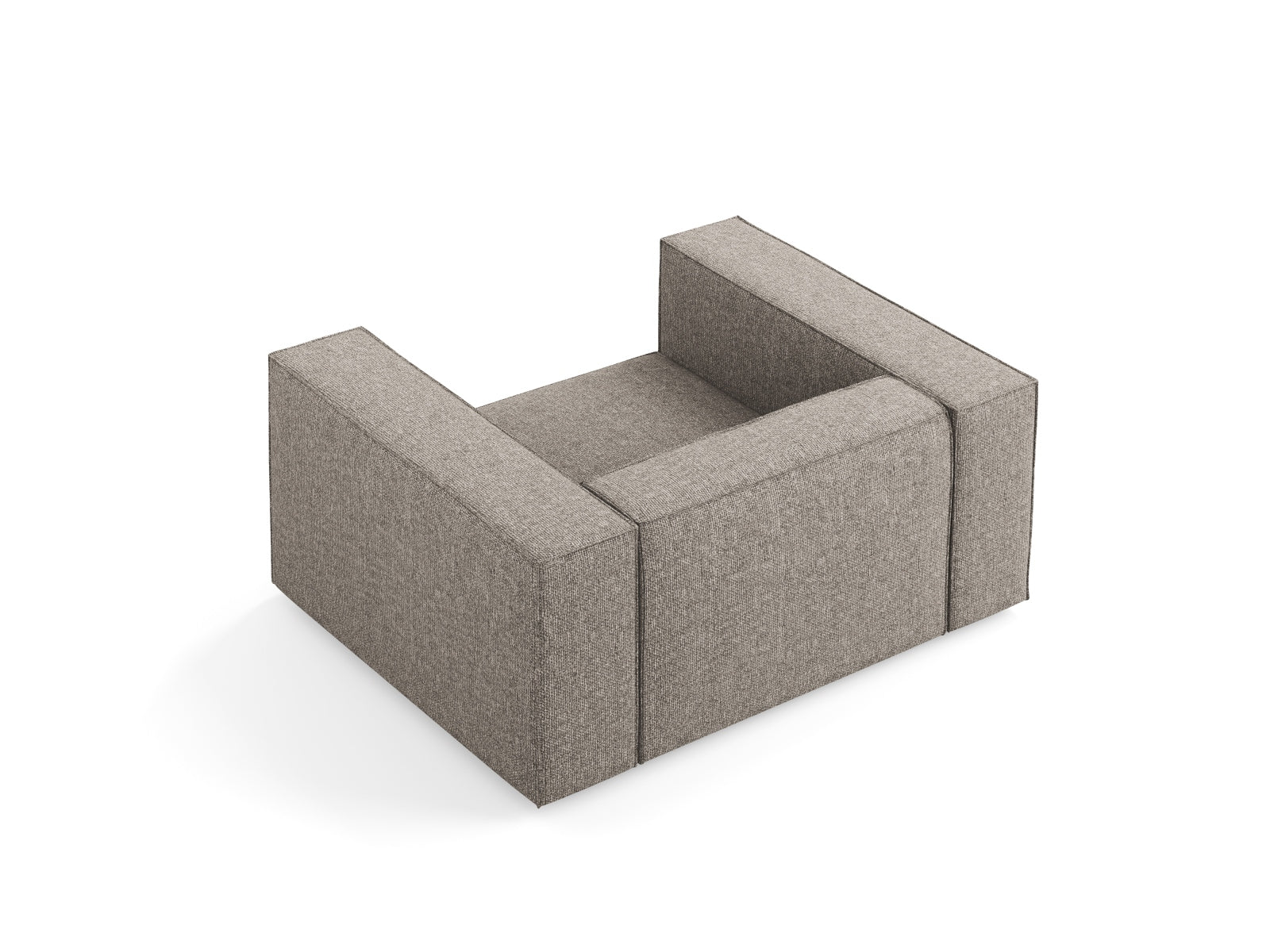 Arendal Sessel 1 Sitz in Grey präsentiert im Onlineshop von KAQTU Design AG. Sessel ist von Cosmopolitan Design