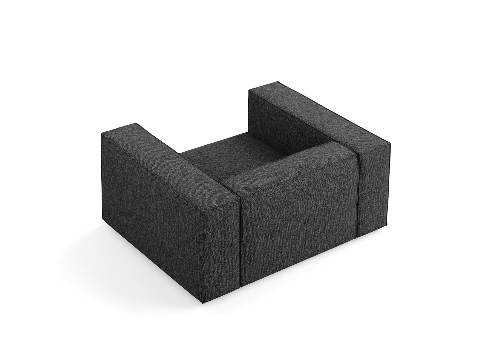 Arendal Sessel 1 Sitz in Black präsentiert im Onlineshop von KAQTU Design AG. Sessel ist von Cosmopolitan Design