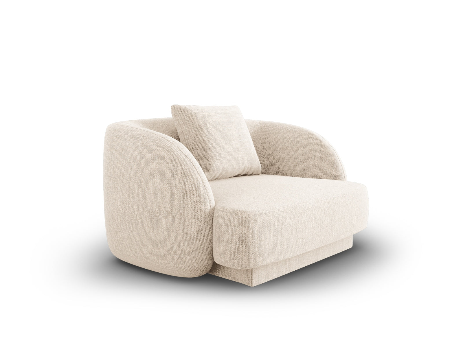 Tulum Sessel 1 Sitz 90cm in Light Beige präsentiert im Onlineshop von KAQTU Design AG. Sessel ist von Cosmopolitan Design