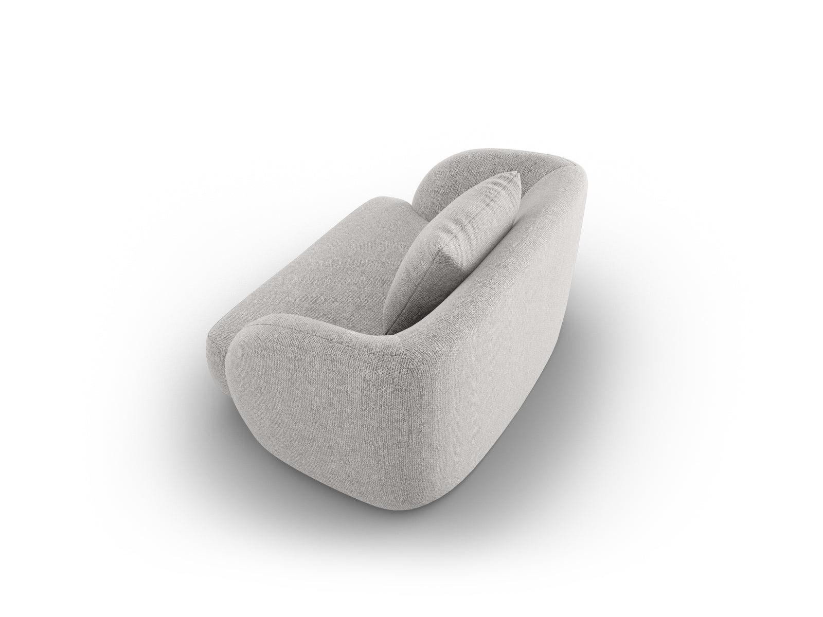 Tulum Sessel 1 Sitz 90cm in Light Grey präsentiert im Onlineshop von KAQTU Design AG. Sessel ist von Cosmopolitan Design