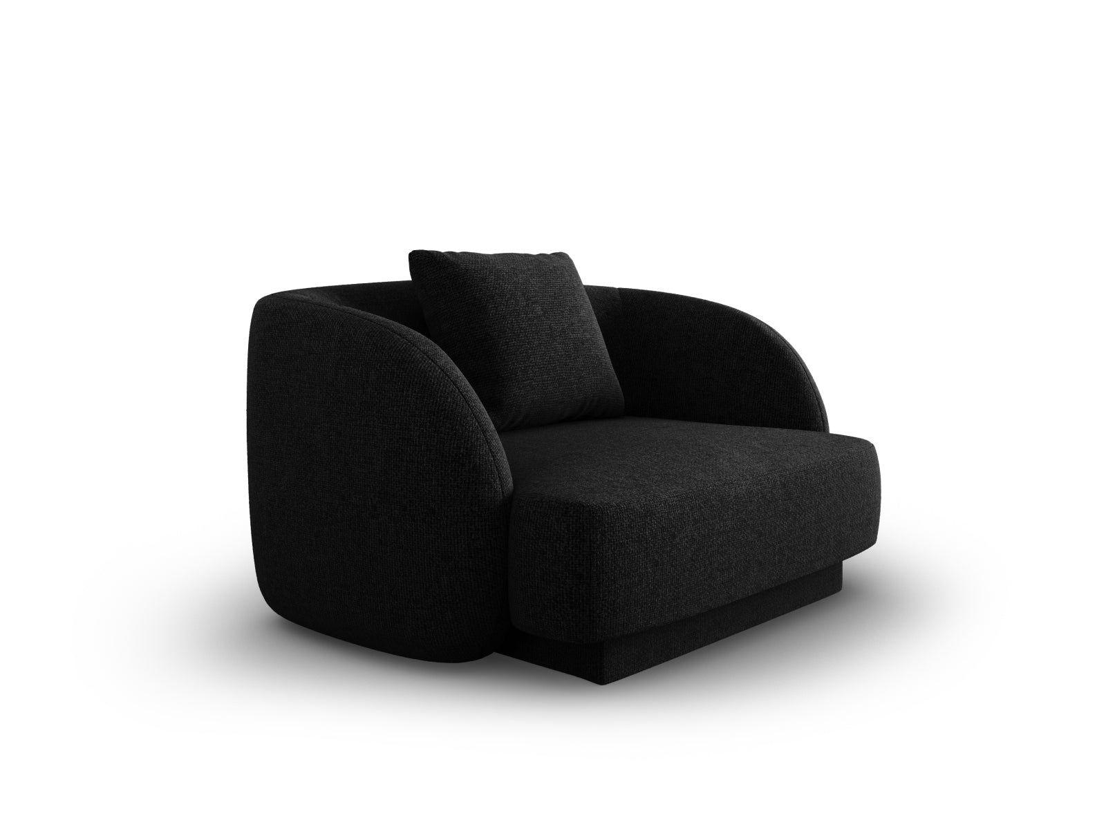 Tulum Sessel 1 Sitz 90cm in Black präsentiert im Onlineshop von KAQTU Design AG. Sessel ist von Cosmopolitan Design