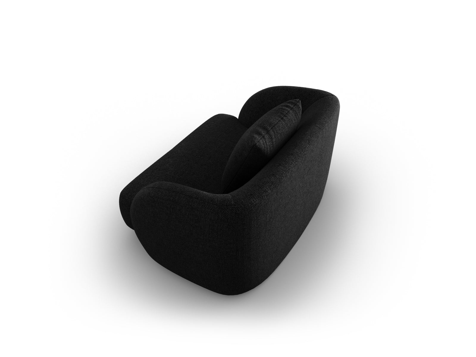 Tulum Sessel 1 Sitz 90cm in Black präsentiert im Onlineshop von KAQTU Design AG. Sessel ist von Cosmopolitan Design