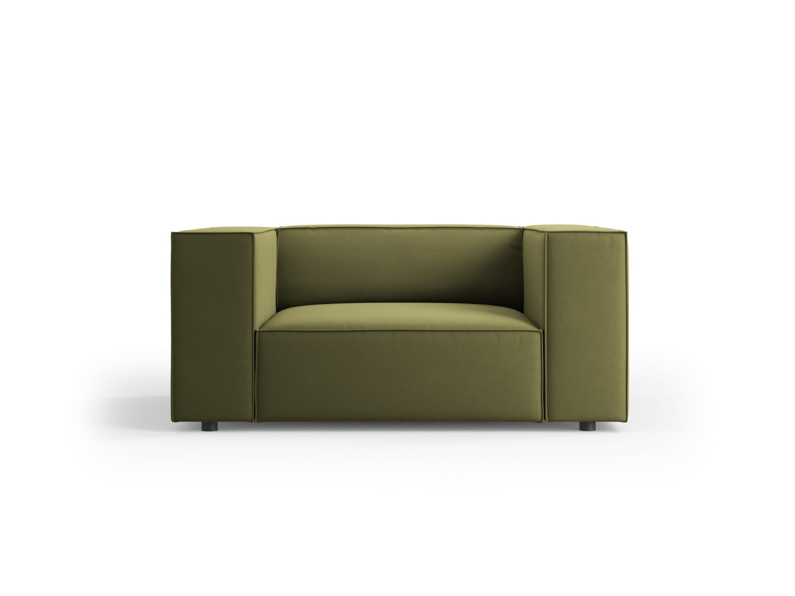 Arendal Velour Sessel 1 Sitz in Light Green präsentiert im Onlineshop von KAQTU Design AG. Sessel ist von Cosmopolitan Design