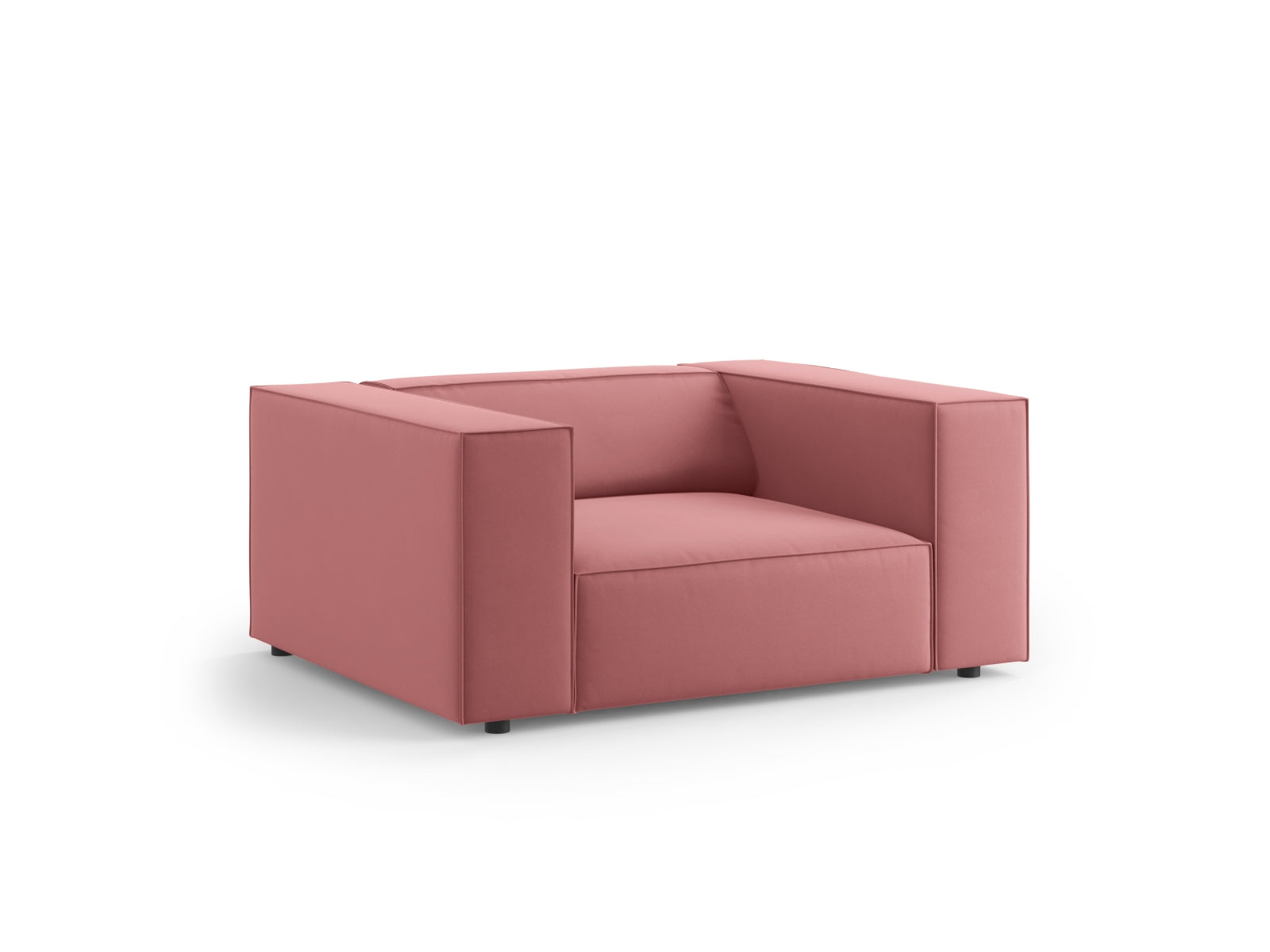 Arendal Velour Sessel 1 Sitz in Flamingo präsentiert im Onlineshop von KAQTU Design AG. Sessel ist von Cosmopolitan Design