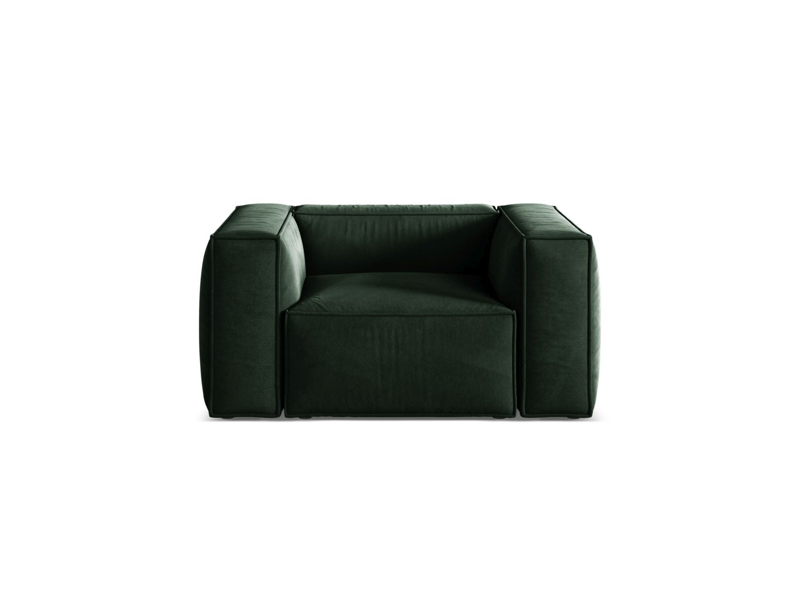 1-Sitzer Sessel Aveiro in Bottle Green-Casino präsentiert im Onlineshop von KAQTU Design AG. Sessel ist von Cosmopolitan Design