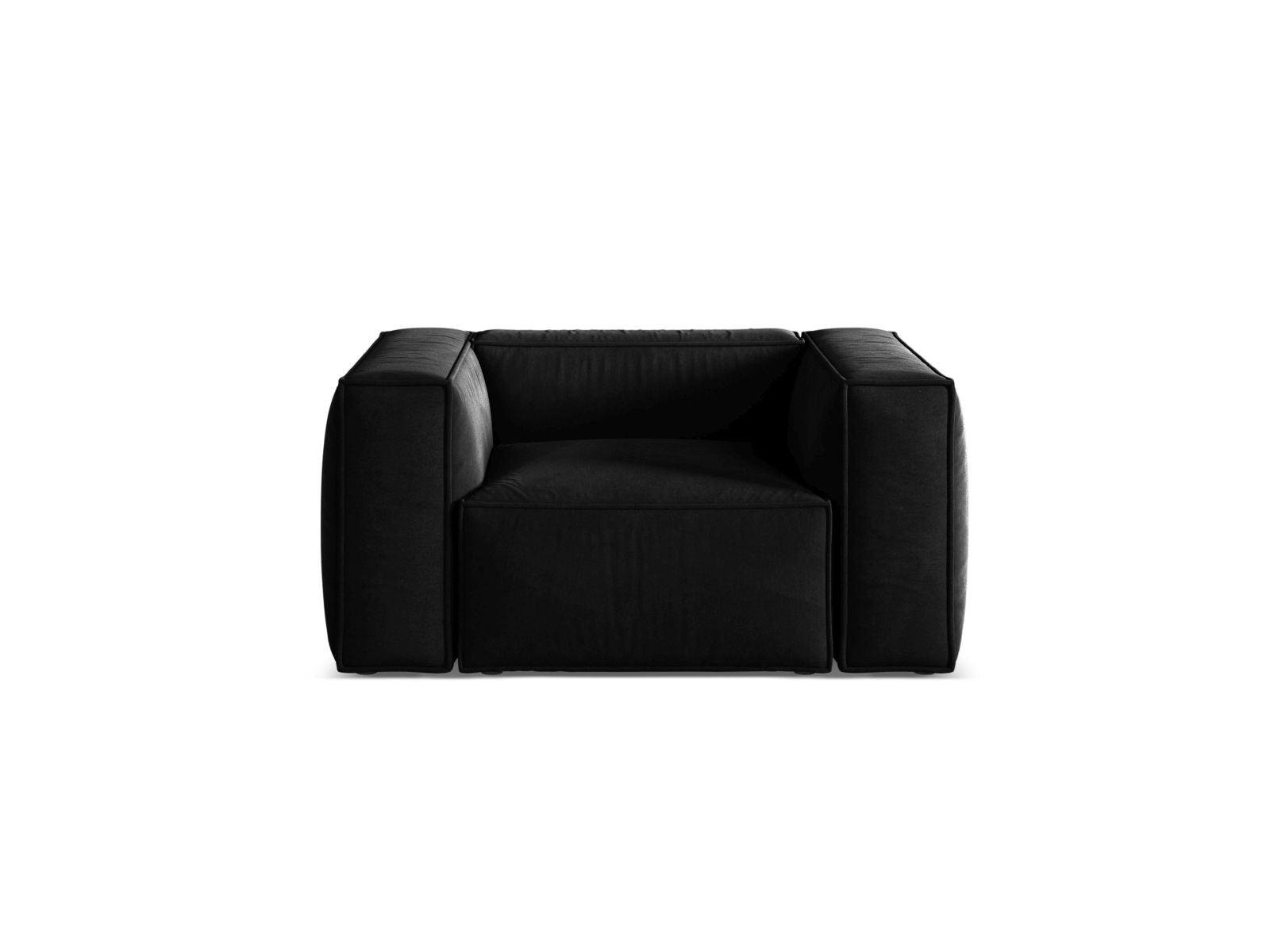 1-Sitzer Sessel Aveiro in Black-Casino präsentiert im Onlineshop von KAQTU Design AG. Sessel ist von Cosmopolitan Design