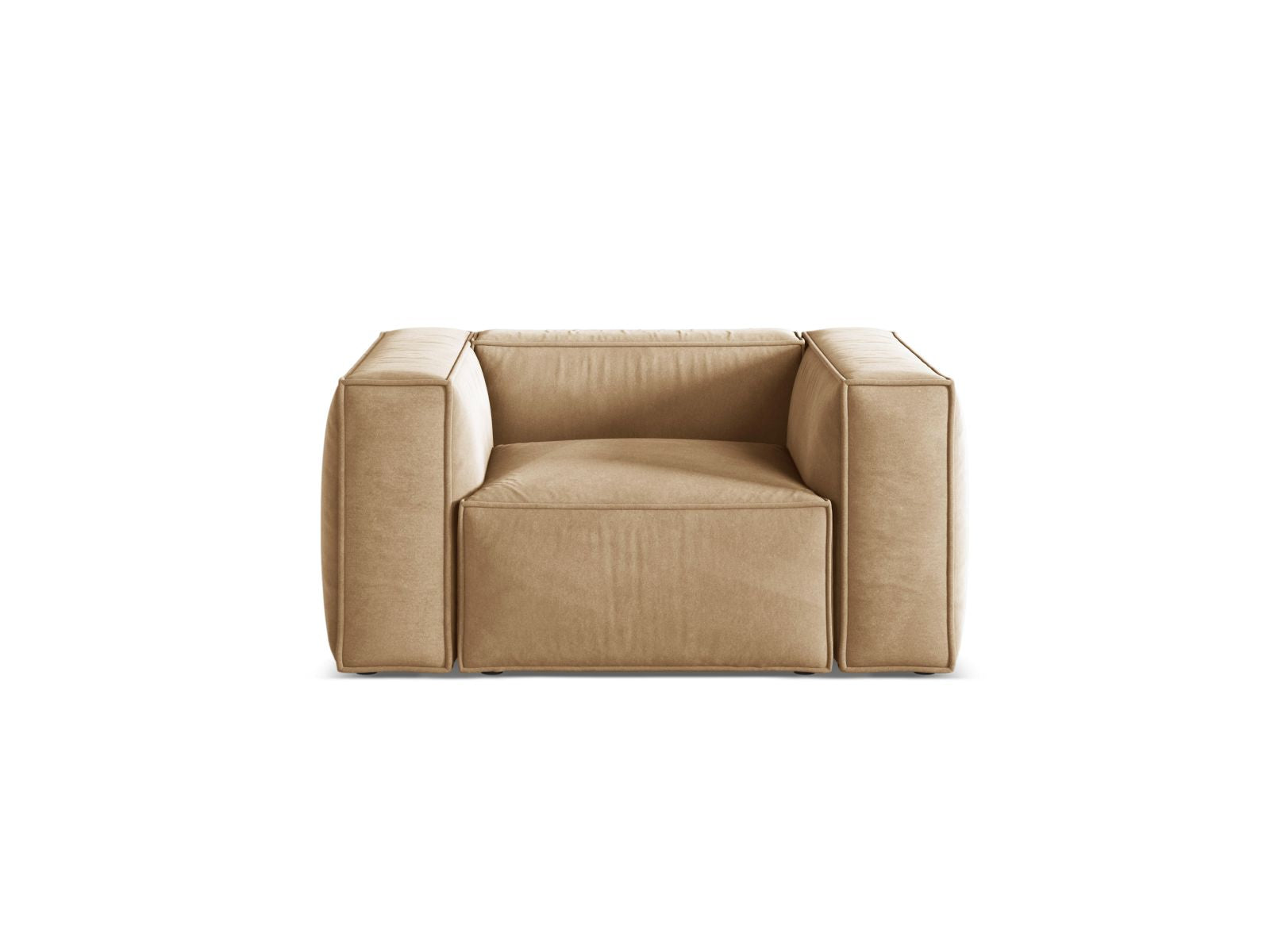 1-Sitzer Sessel Aveiro in Sand-Casino präsentiert im Onlineshop von KAQTU Design AG. Sessel ist von Cosmopolitan Design