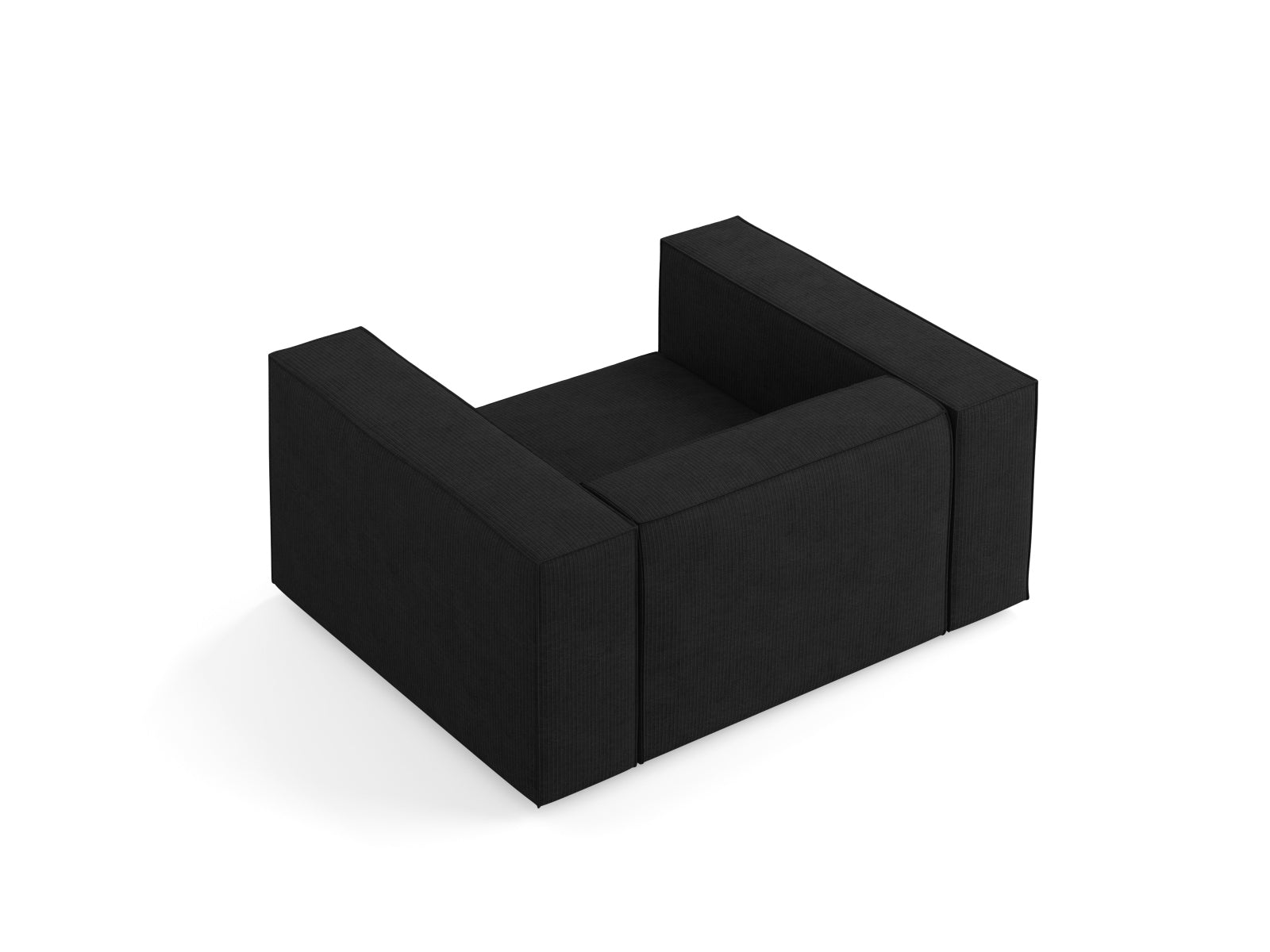Arendal Sessel 1 Sitz in Black präsentiert im Onlineshop von KAQTU Design AG. Sessel ist von Cosmopolitan Design