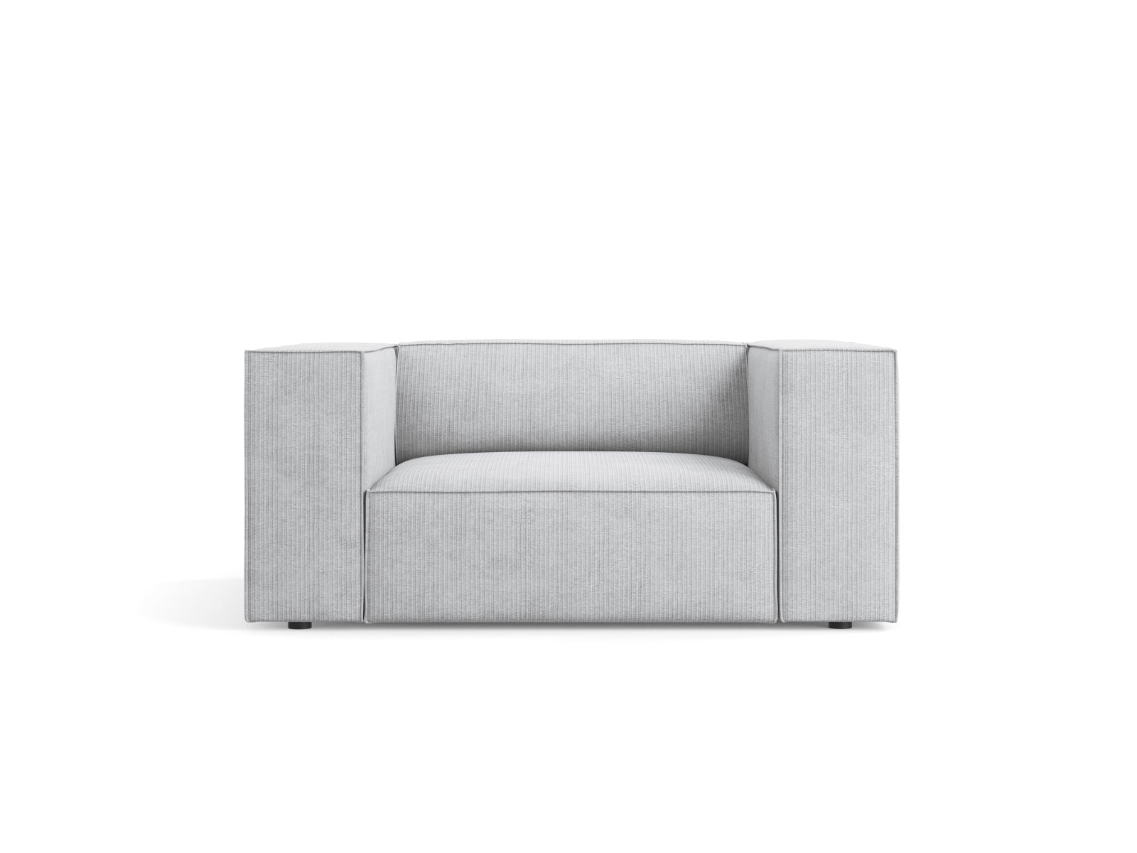 Arendal Sessel 1 Sitz in Light Grey präsentiert im Onlineshop von KAQTU Design AG. Sessel ist von Cosmopolitan Design
