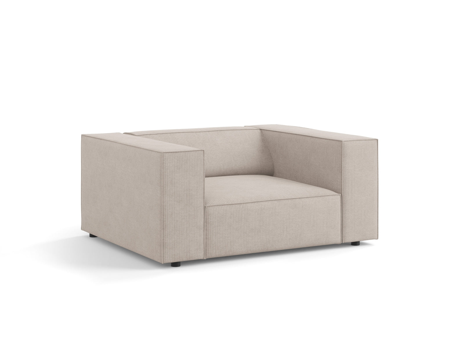Arendal Sessel 1 Sitz in Dark Beige präsentiert im Onlineshop von KAQTU Design AG. Sessel ist von Cosmopolitan Design