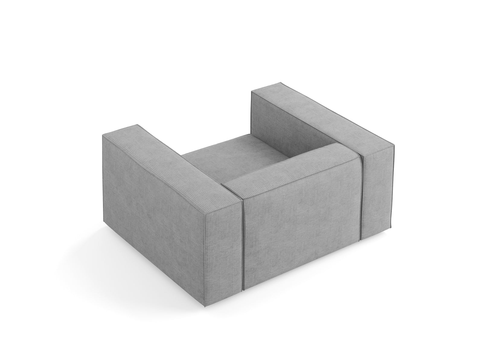Arendal Sessel 1 Sitz in Dark Grey präsentiert im Onlineshop von KAQTU Design AG. Sessel ist von Cosmopolitan Design