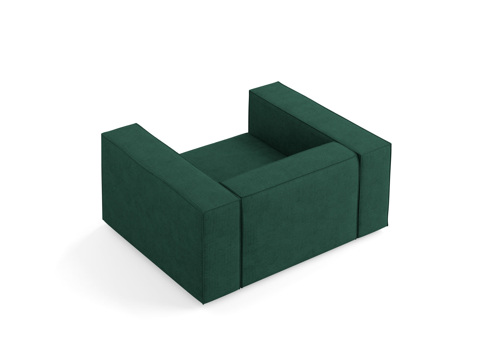 Arendal Sessel 1 Sitz in Bottle Green präsentiert im Onlineshop von KAQTU Design AG. Sessel ist von Cosmopolitan Design