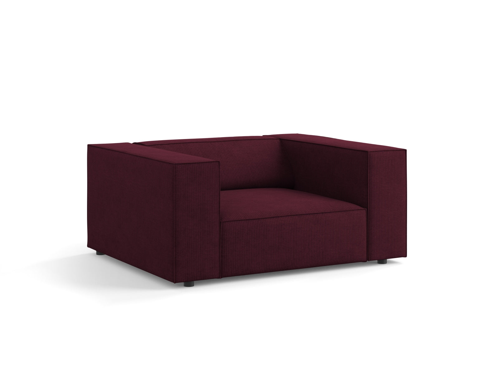 Arendal Sessel 1 Sitz in Ruby präsentiert im Onlineshop von KAQTU Design AG. Sessel ist von Cosmopolitan Design