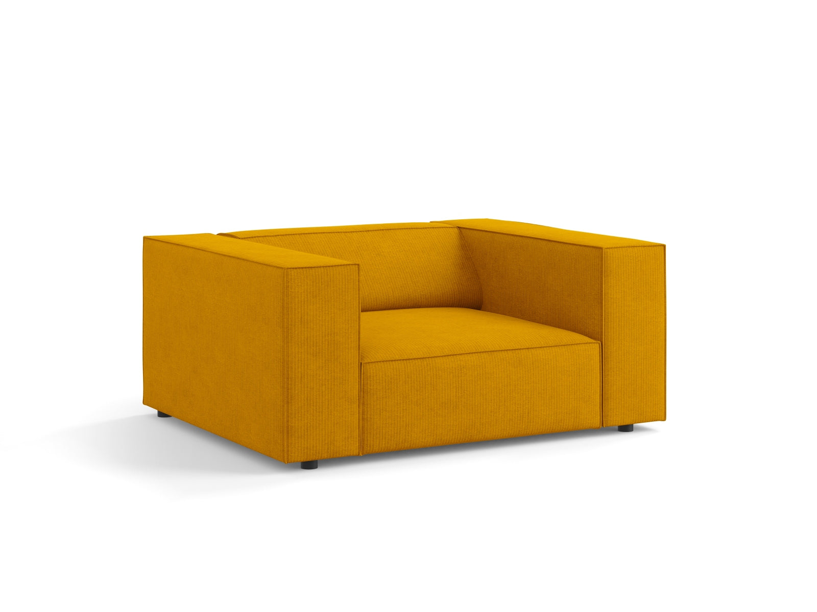 Arendal Sessel 1 Sitz in Mustard präsentiert im Onlineshop von KAQTU Design AG. Sessel ist von Cosmopolitan Design