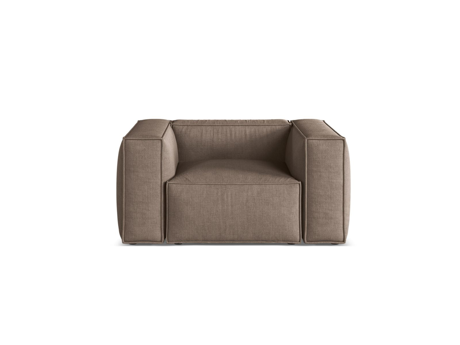 1-Sitzer Sessel Aveiro in Cappuccino-Liberty präsentiert im Onlineshop von KAQTU Design AG. Sessel ist von Cosmopolitan Design