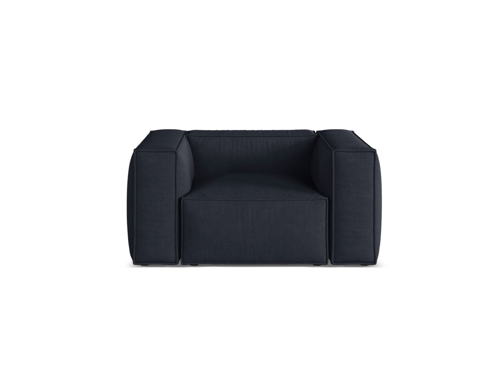 1-Sitzer Sessel Aveiro in Navy Blue-Liberty präsentiert im Onlineshop von KAQTU Design AG. Sessel ist von Cosmopolitan Design