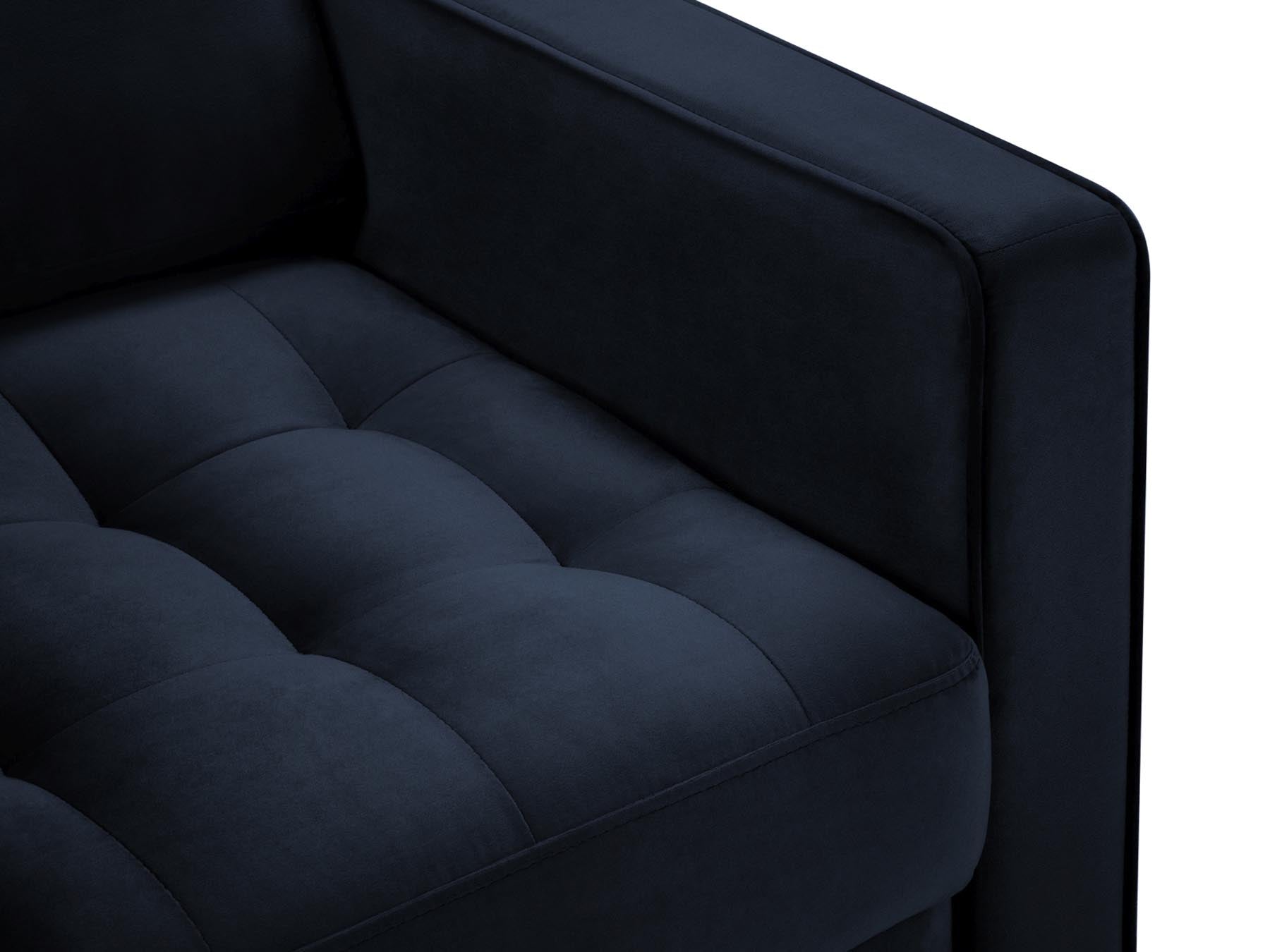 Moderner 1-Sitzer Sessel Aspen in lebhaftem Blau, perfekt für gemütliche Ecken und stilvolle Einrichtungsideen.