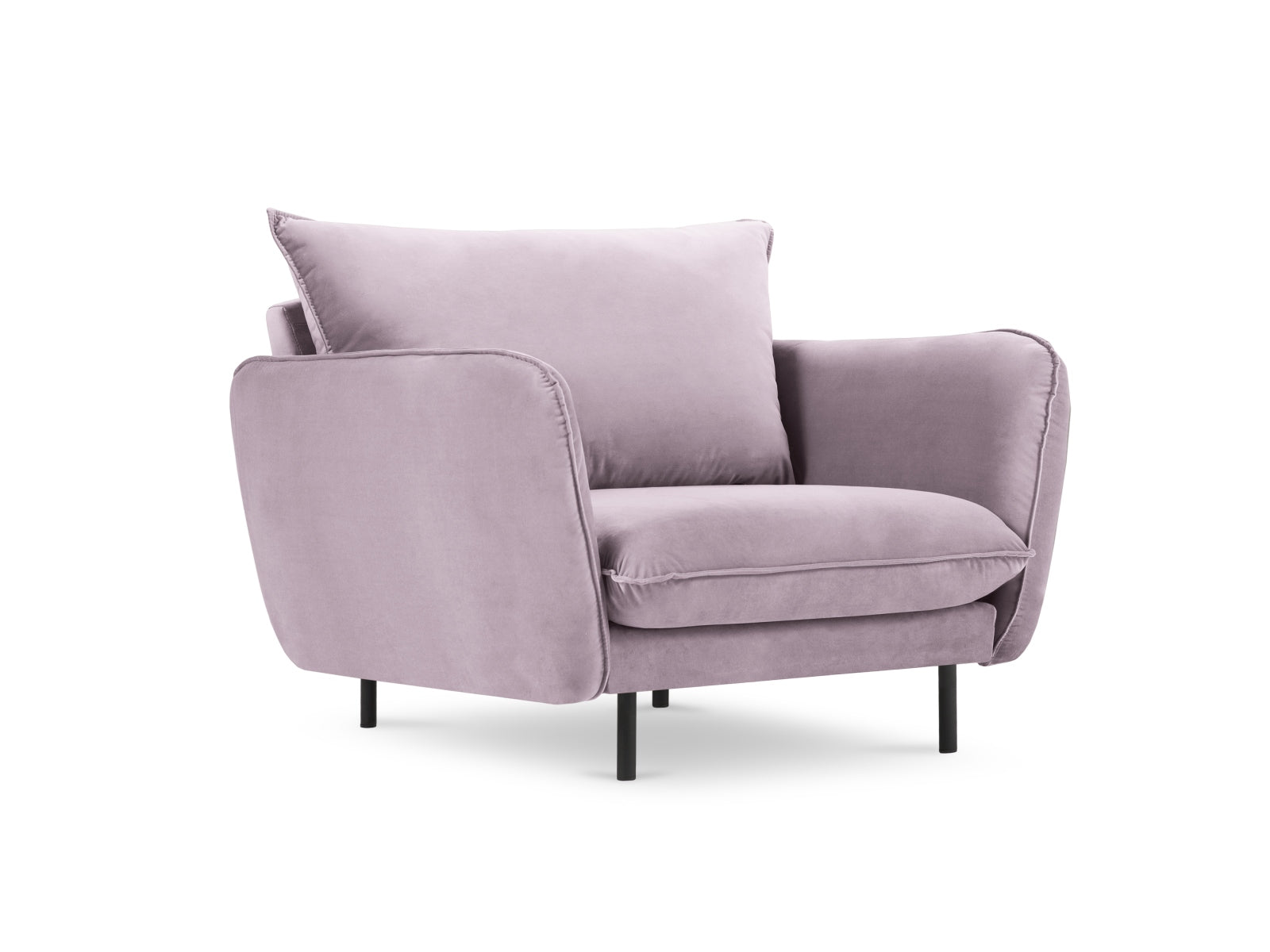 Genießen Sie den eleganten Vienna Velour Sessel 94cm von Cosmopolitan Design – ein komfortables Möbelstück, das jedem Raum einen Hauch von Luxus verleiht.