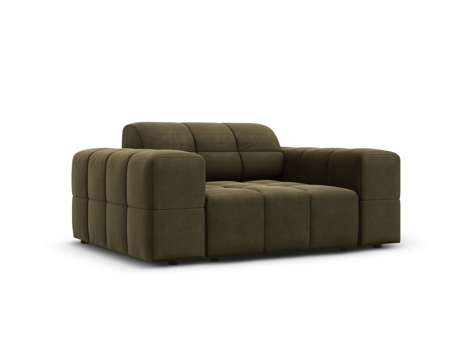 Chicago Velour Sessel 1 Sitz 102cm in Green präsentiert im Onlineshop von KAQTU Design AG. Sessel ist von Cosmopolitan Design