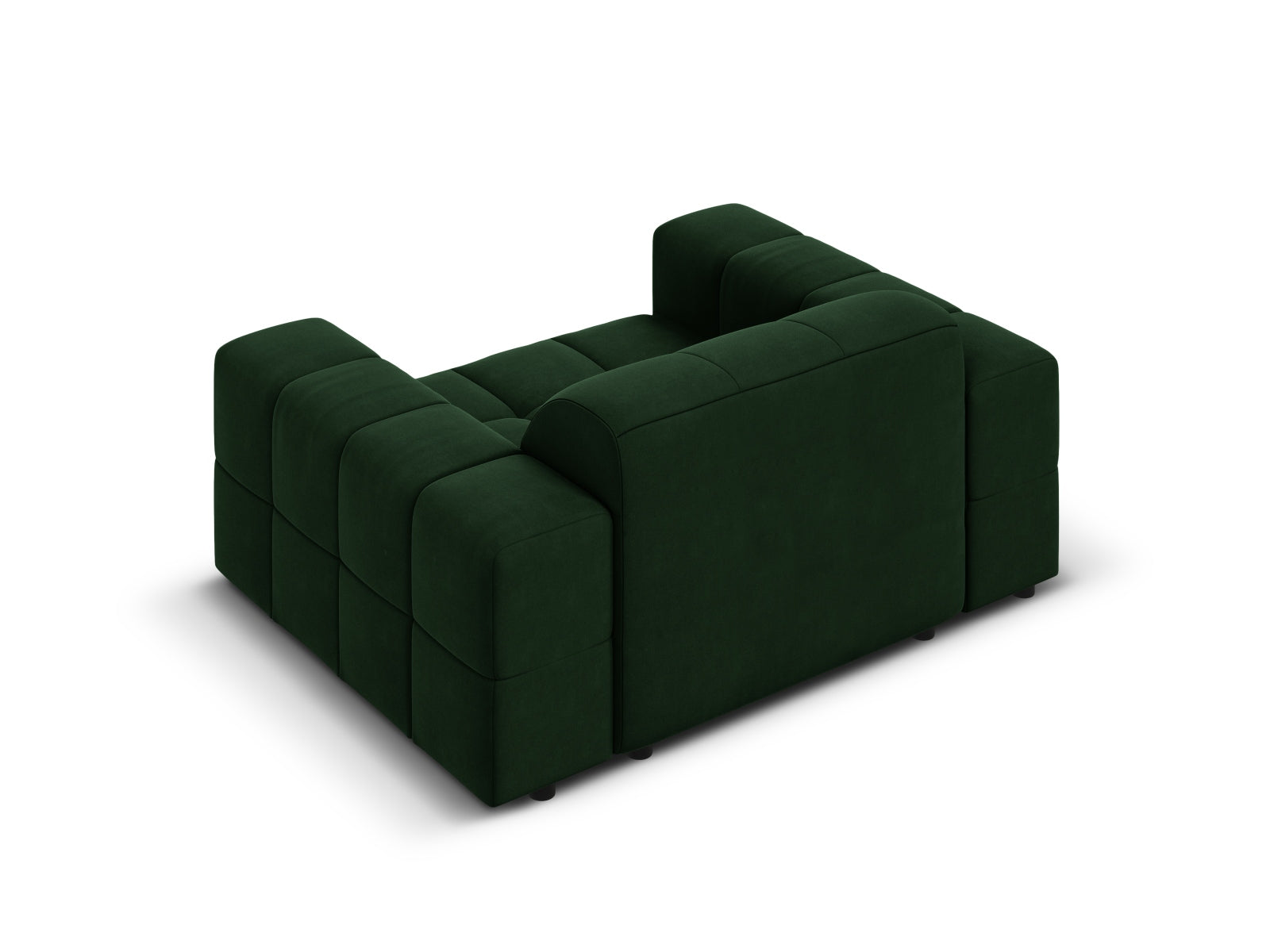 Chicago Velour Sessel 1 Sitz 102cm in Bottle Green präsentiert im Onlineshop von KAQTU Design AG. Sessel ist von Cosmopolitan Design