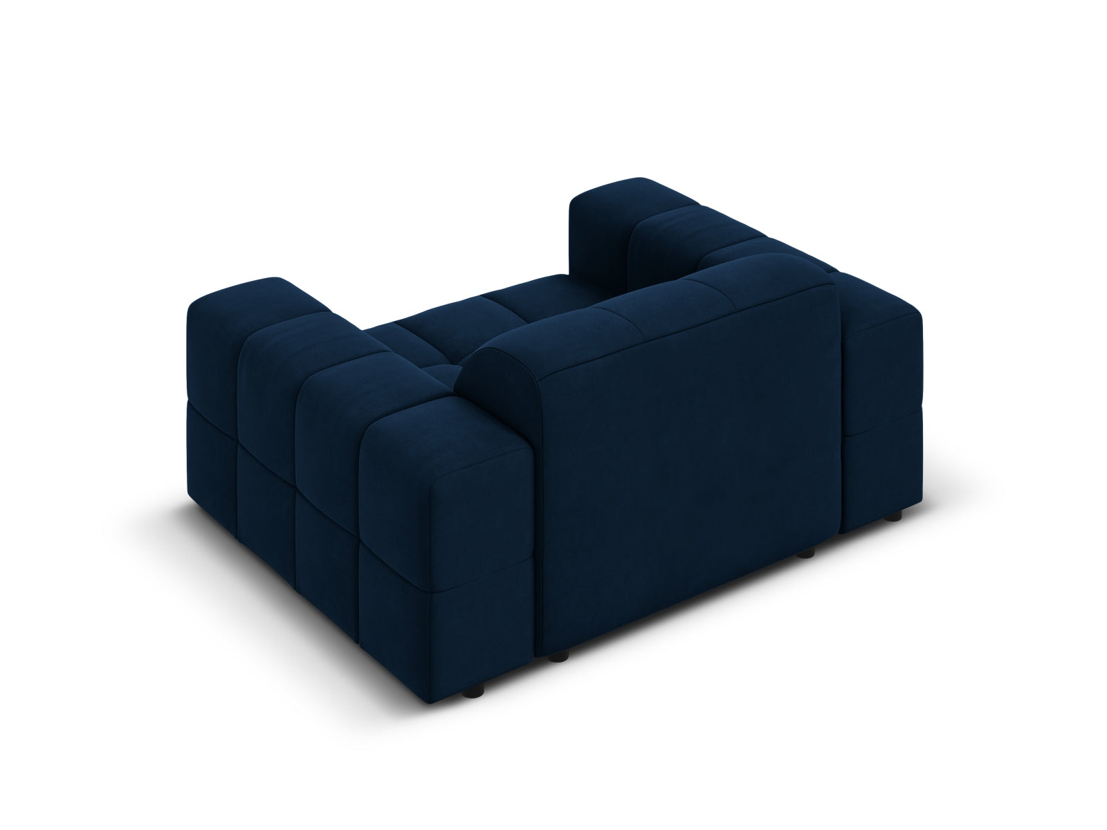 Chicago Velour Sessel 1 Sitz 102cm in Royal Blue präsentiert im Onlineshop von KAQTU Design AG. Sessel ist von Cosmopolitan Design