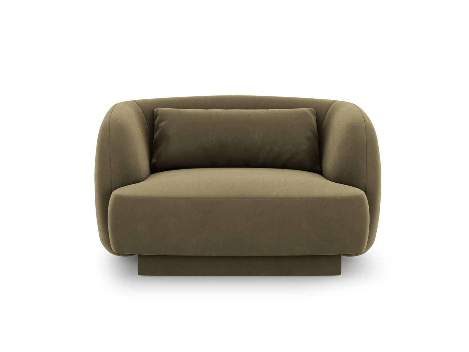 Tulum Velour Sessel 1 Sitz 90cm in Green-Bluvel präsentiert im Onlineshop von KAQTU Design AG. Sessel ist von Cosmopolitan Design