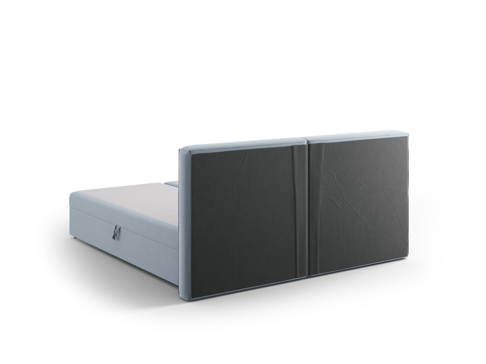 Arendal Boxspring Bed Set  166cm in Light Blue präsentiert im Onlineshop von KAQTU Design AG. Bett ist von Cosmopolitan Design