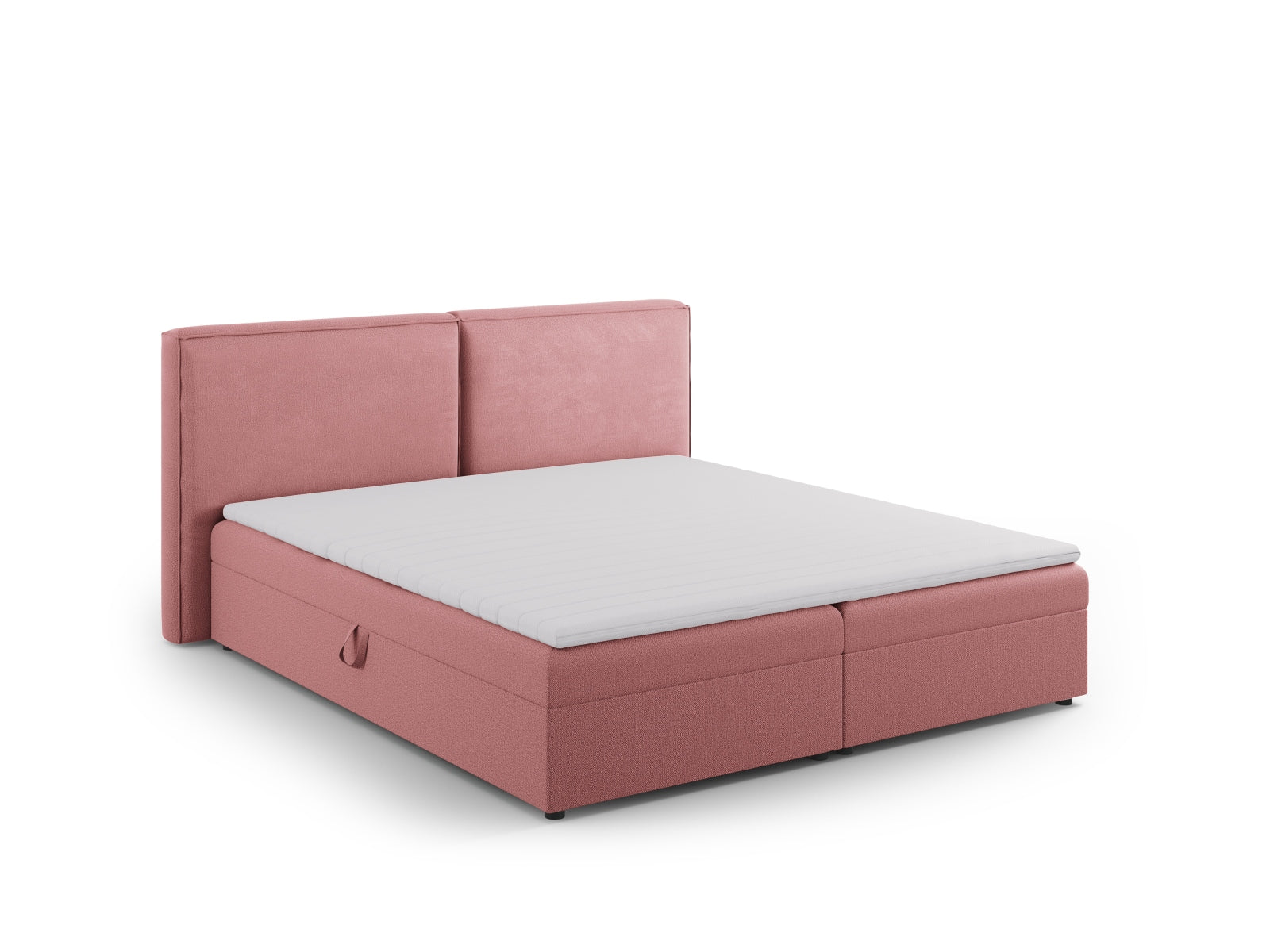 Arendal Boxspring Bed Set  166cm in Pink präsentiert im Onlineshop von KAQTU Design AG. Bett ist von Cosmopolitan Design