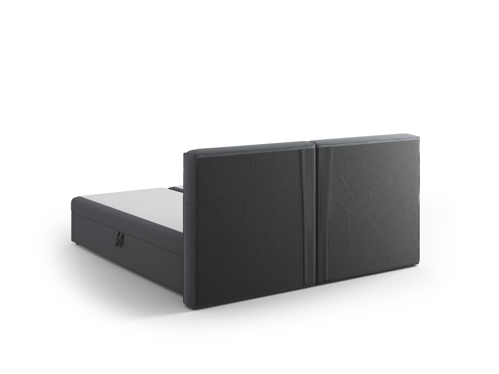 Arendal Boxspring Bed Set  166cm in Dark Grey präsentiert im Onlineshop von KAQTU Design AG. Bett ist von Cosmopolitan Design