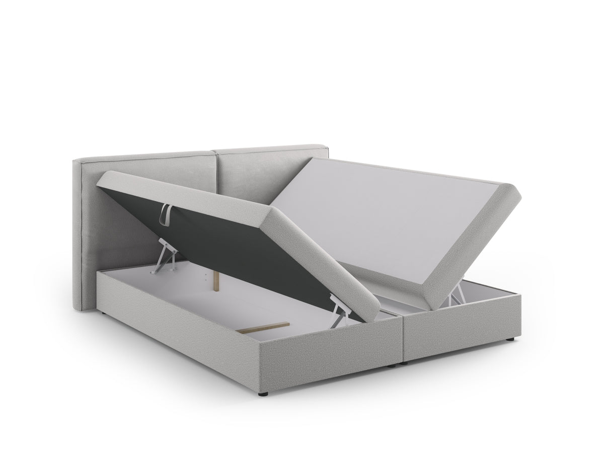 Arendal Boxspringbett-Set 160cm in Light Grey-Megan präsentiert im Onlineshop von KAQTU Design AG. Bett ist von Cosmopolitan Design