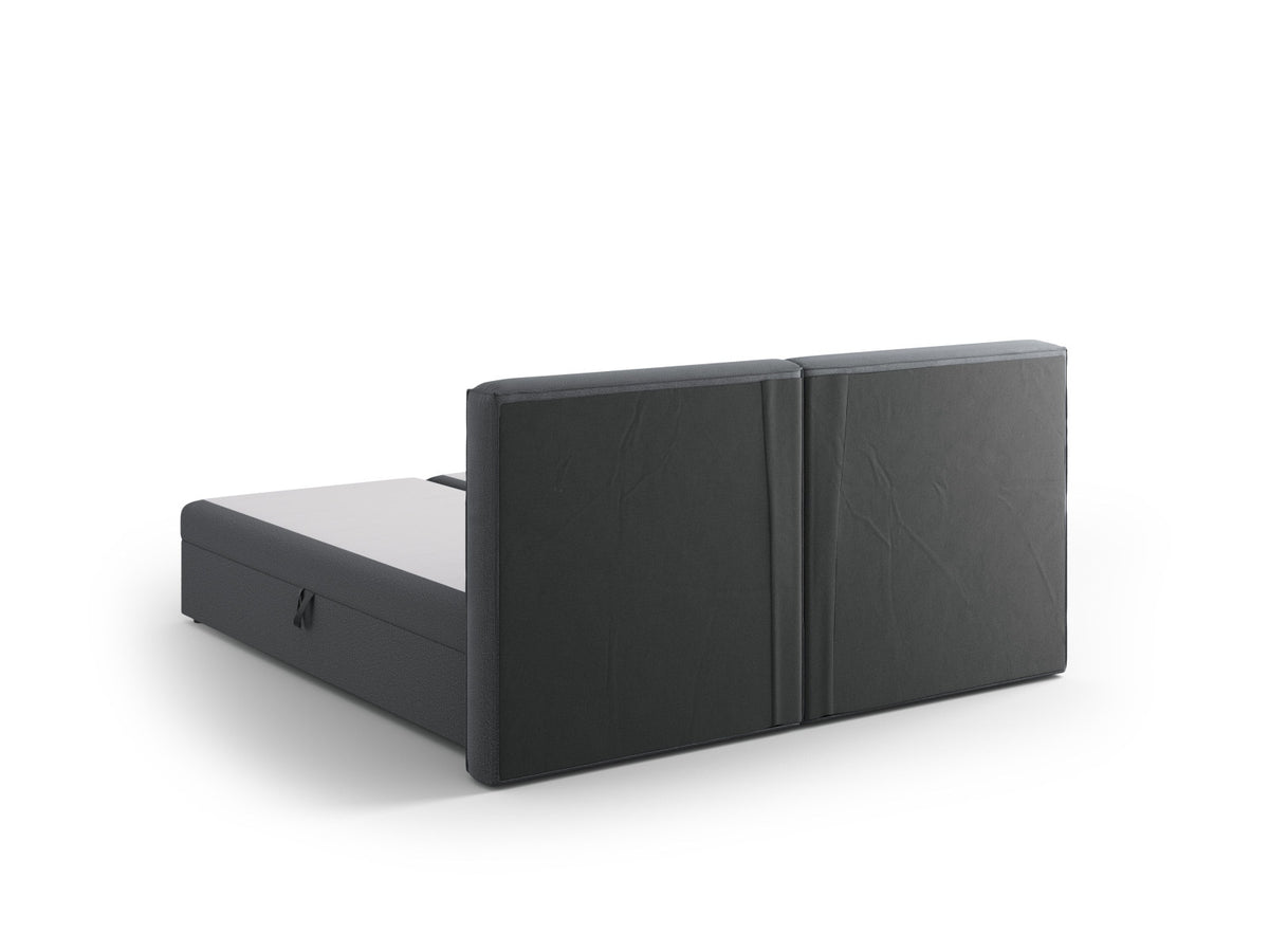 Arendal Boxspringbett-Set 160cm in Dark Grey-Megan präsentiert im Onlineshop von KAQTU Design AG. Bett ist von Cosmopolitan Design
