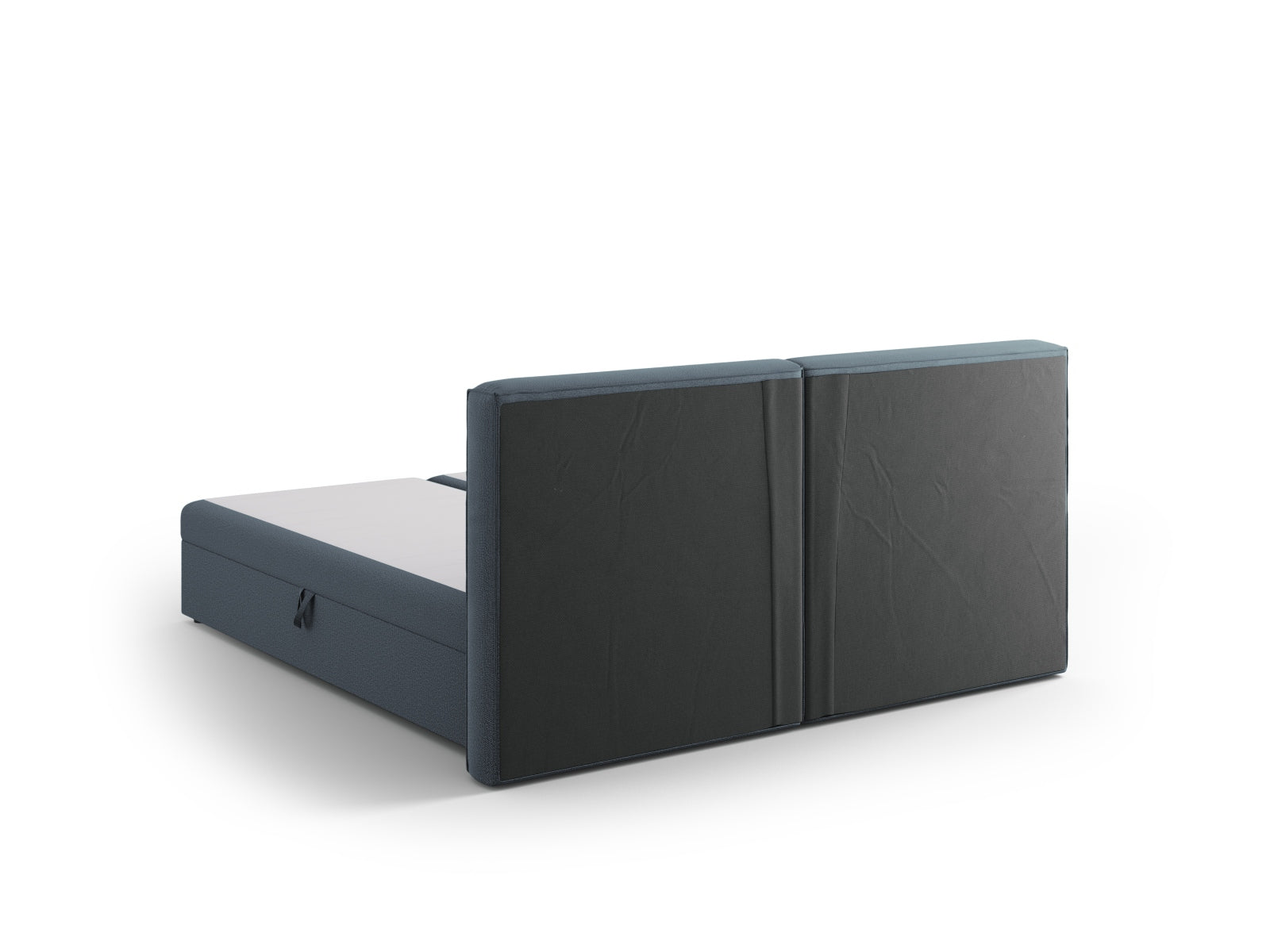 Arendal Boxspring Bed Set  206cm in Blue präsentiert im Onlineshop von KAQTU Design AG. Bett ist von Cosmopolitan Design