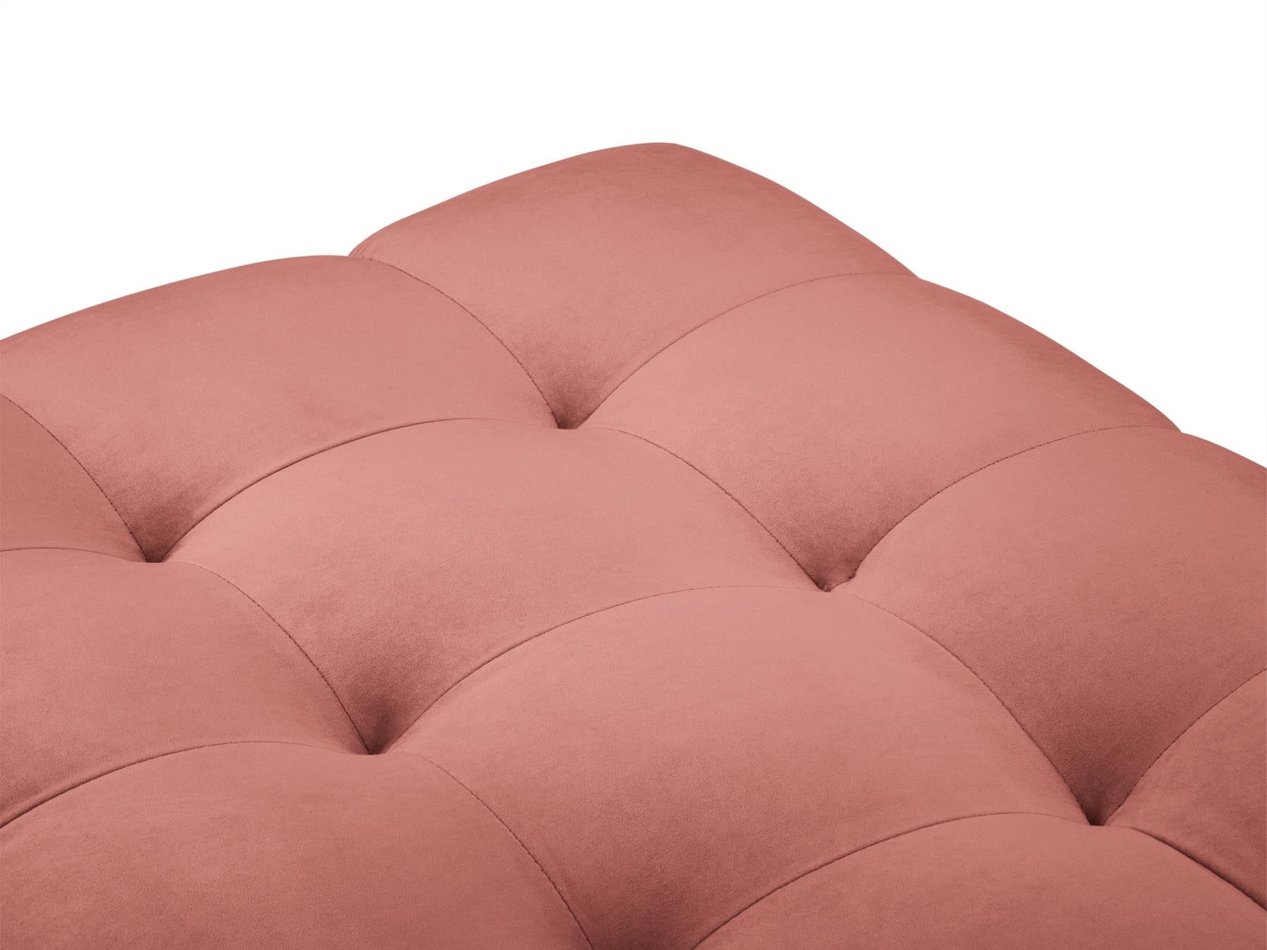 Moderne 2-Sitzer Bank Bali in stilvollem Pink-Bluvel, perfekt für entspannte Momente und individuelle Wohnkonzepte.