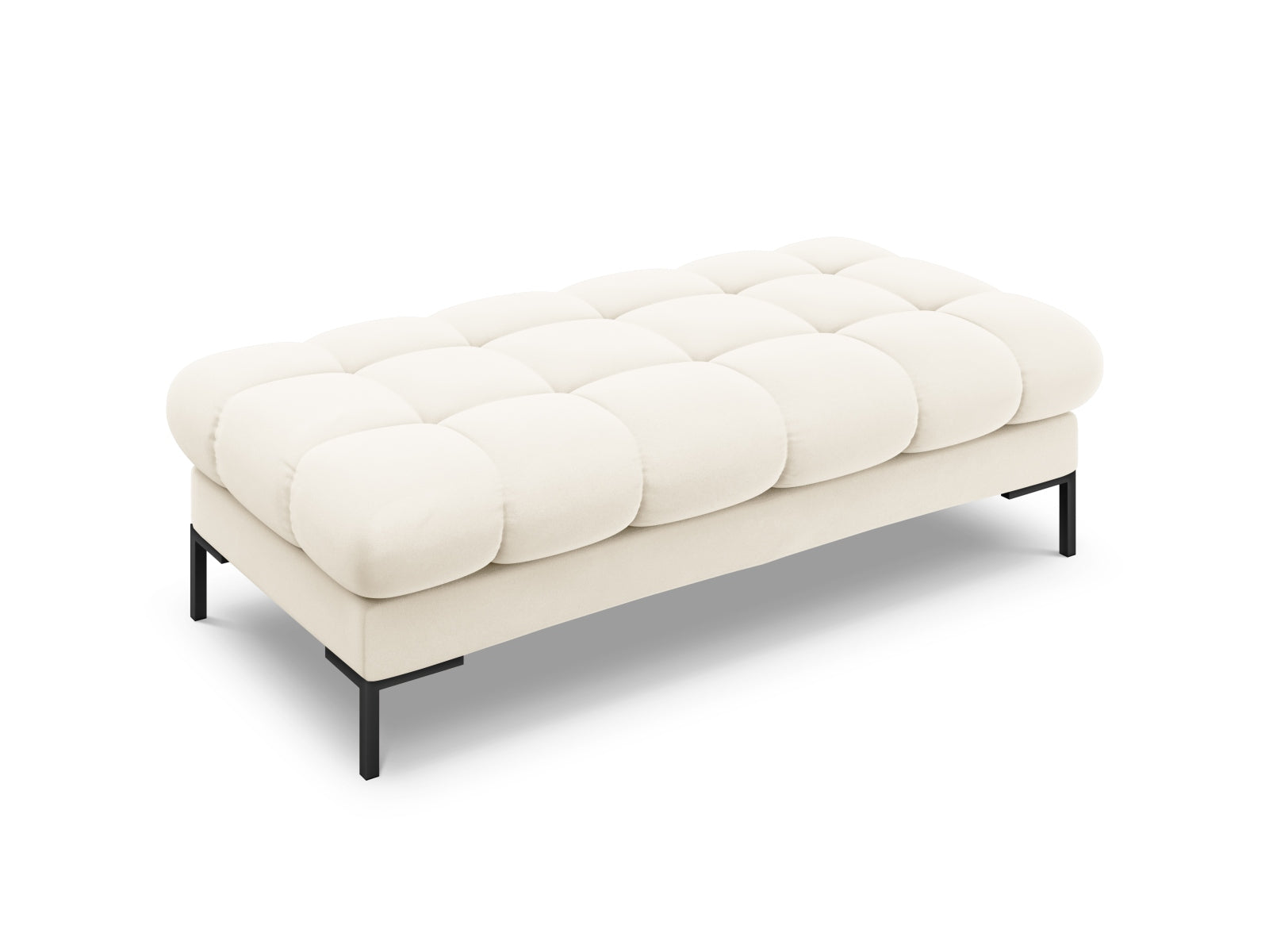 2-Sitzer Bank Bali in Light Beige-Bluvel präsentiert im Onlineshop von KAQTU Design AG. Modulares Sofa ist von Cosmopolitan Design