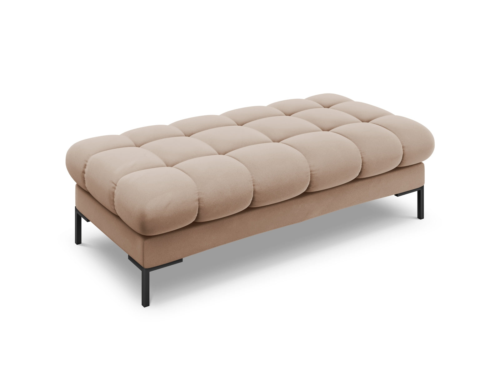 2-Sitzer Bank Bali in Beige-Bluvel präsentiert im Onlineshop von KAQTU Design AG. Modulares Sofa ist von Cosmopolitan Design