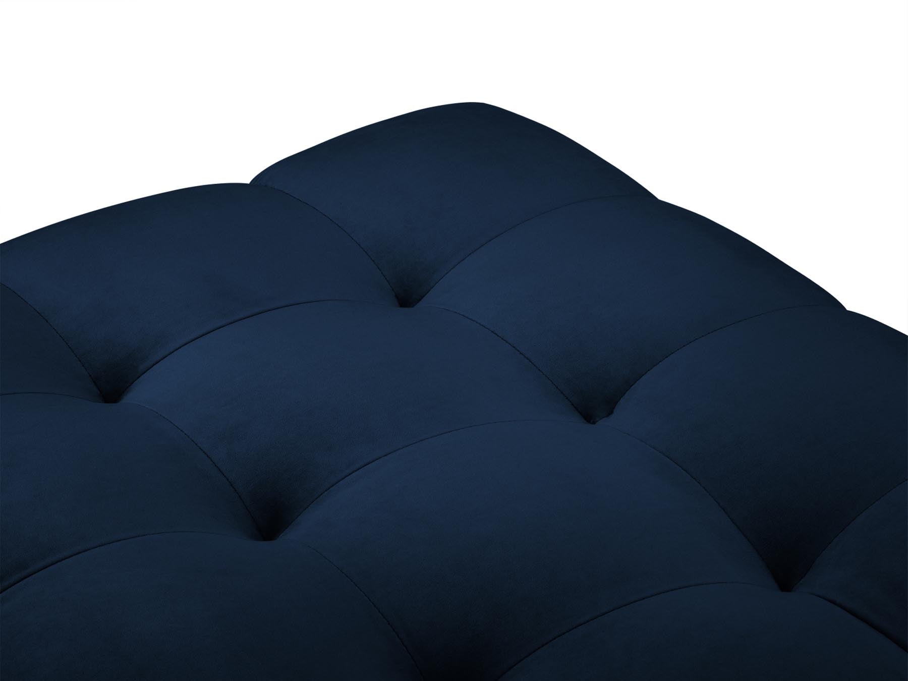 Elegante 2-Sitzer Bank Bali in Royal Blue-Bluvel, ideal für stilvolle Wohnräume. Teil der vielseitigen Sofaserie von Cosmopolitan Design.