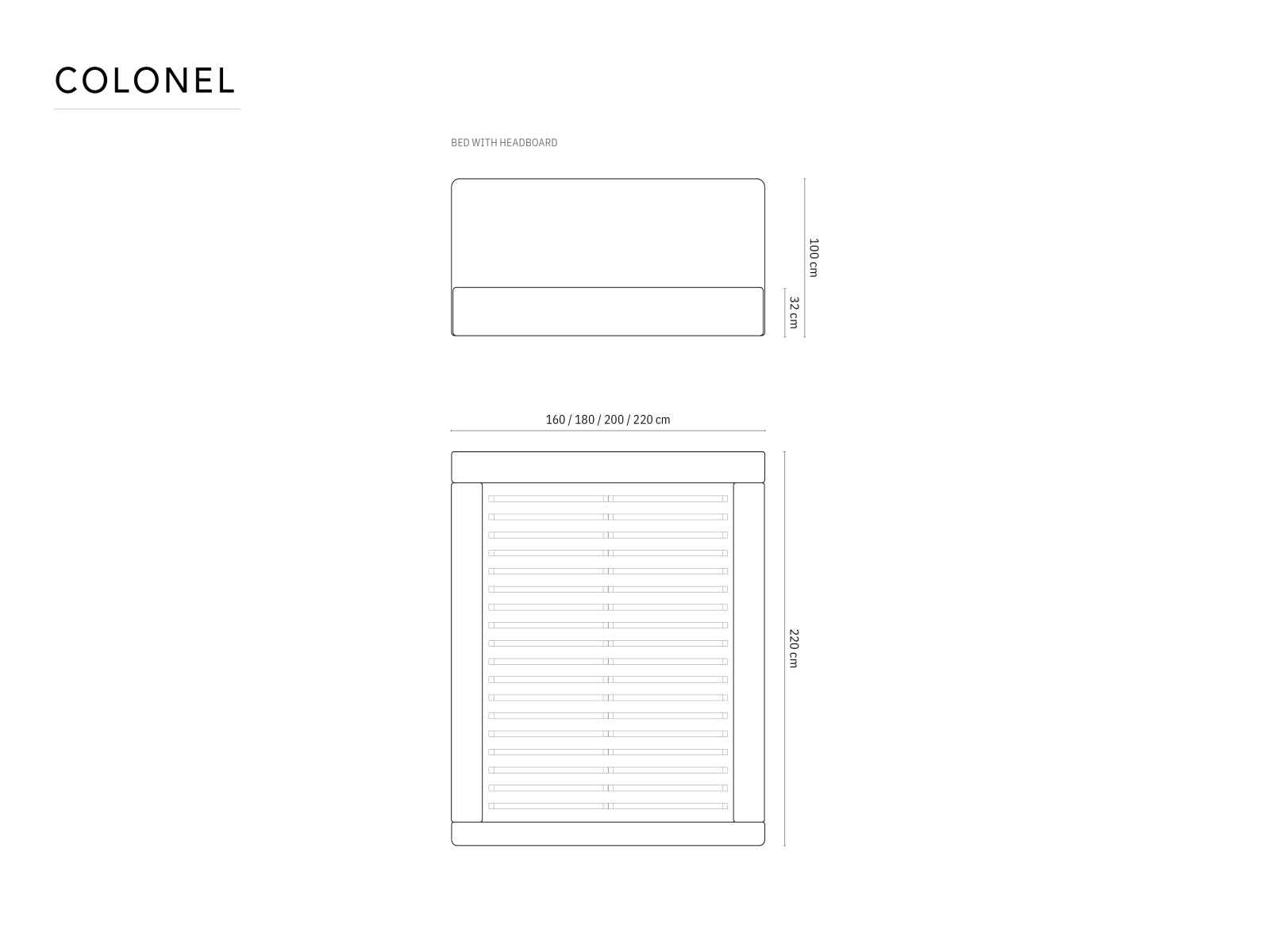 Erleben Sie das Colonel Bett von Cosmopolitan Design: stilvolles Design, cleverer Stauraum und ein ansprechendes Headboard für Ihr Schlafzimmer!
