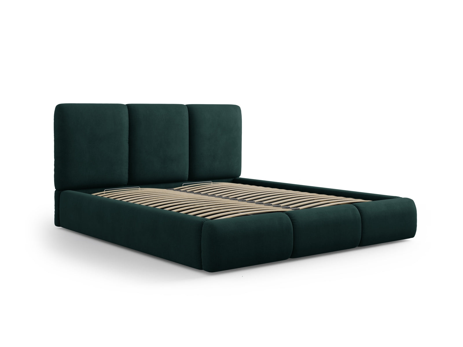 Erleben Sie das Nicolas Bett von Cosmopolitan Design: elegantes Design, cleverer Stauraum und ein ansprechendes Headboard für Ihr modernes Schlafzimmer.