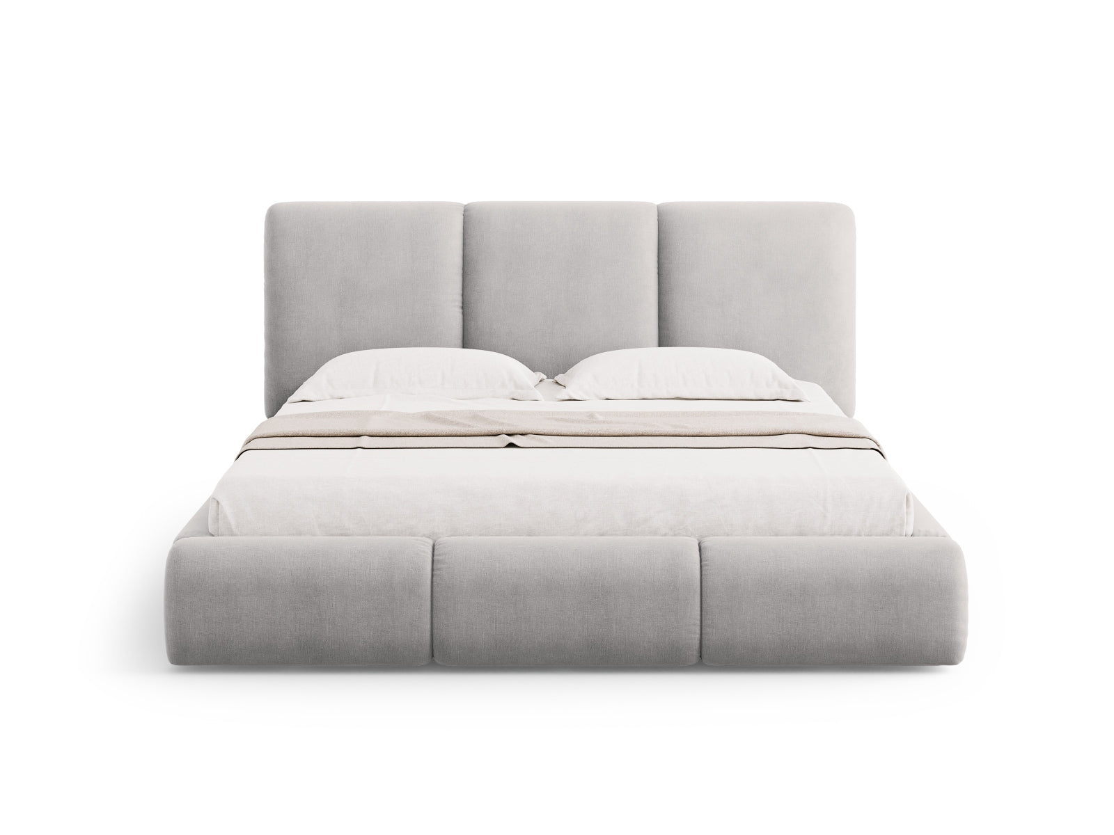 Entdecken Sie das Nicolas Bett von Cosmopolitan Design: stilvolles Design, praktischer Stauraum und ein attraktives Headboard für Ihr Schlafzimmer.