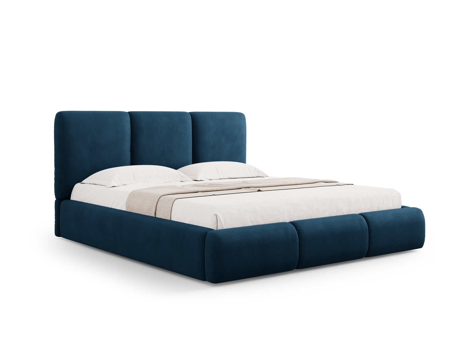Entdecken Sie das Nicolas Bett von Cosmopolitan Design: stilvolles Design, praktischer Stauraum und ein attraktives Headboard für Ihr Schlafzimmer.