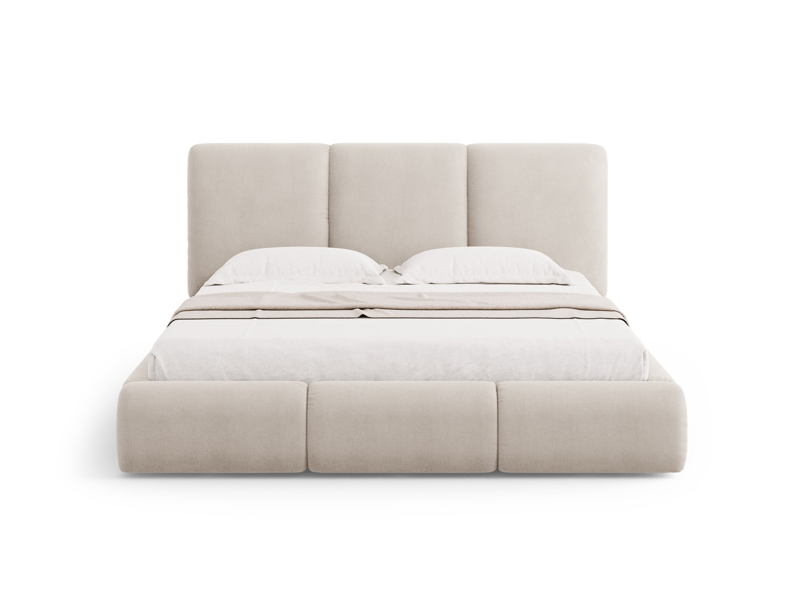 Entdecken Sie das Nicolas Bett von Cosmopolitan Design: stilvolles Design, praktischer Stauraum und ein attraktives Headboard für Ihr Schlafzimmer.