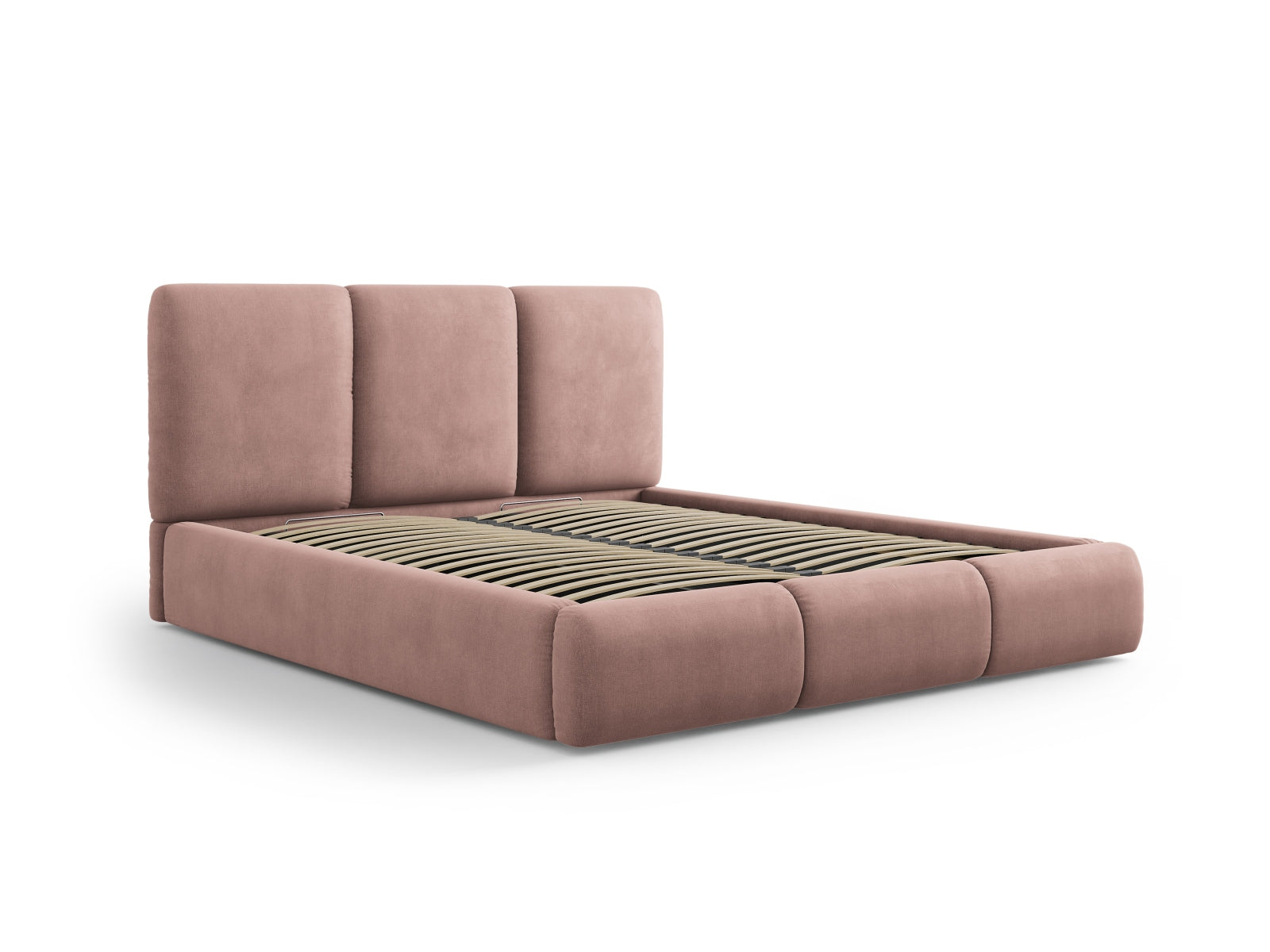 Erleben Sie das Nicolas Bett von Cosmopolitan Design: elegantes Design, cleverer Stauraum und ein ansprechendes Headboard für Ihr modernes Schlafzimmer.