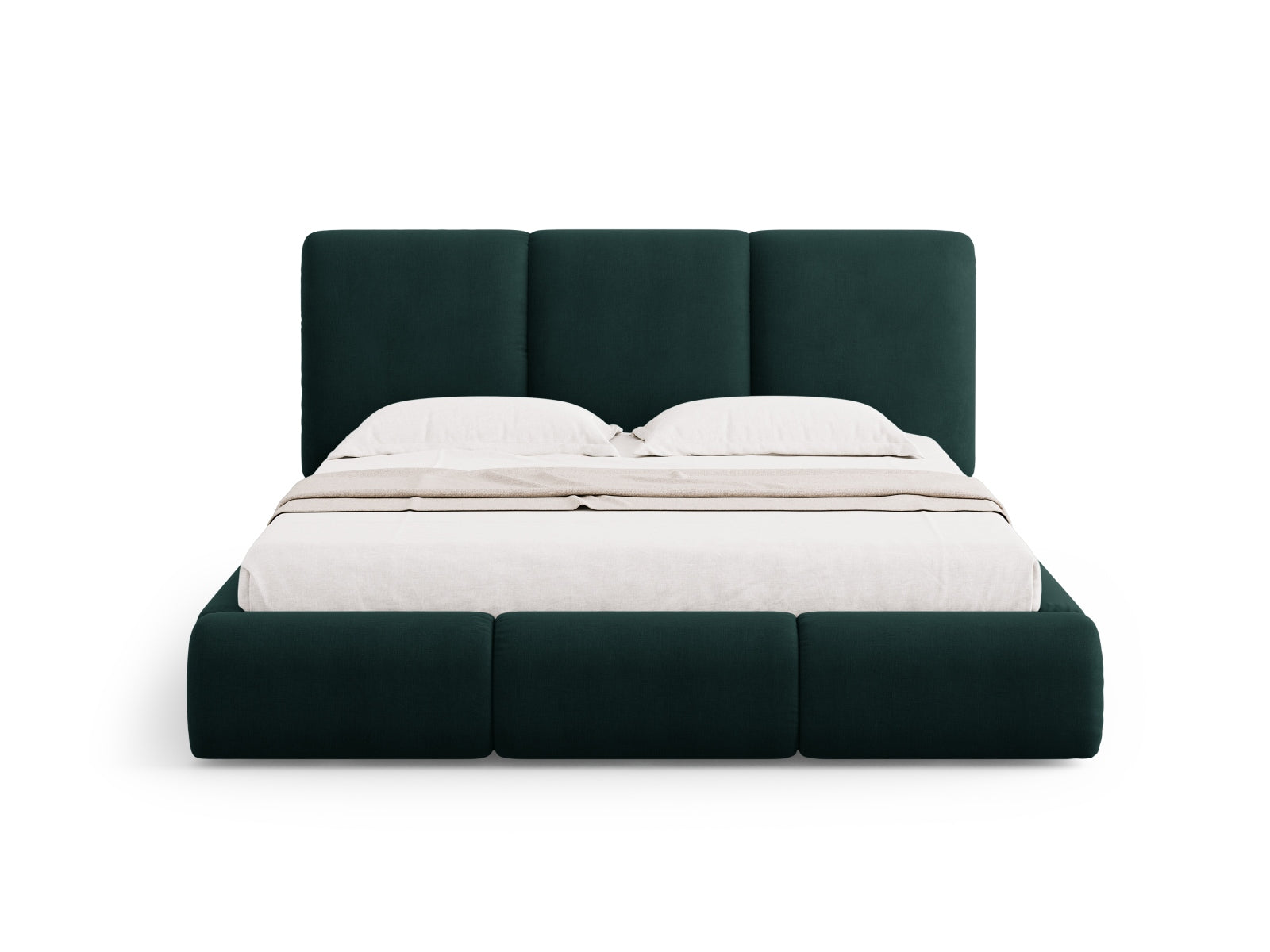 Entdecken Sie das Nicolas Bett von Cosmopolitan Design: stilvolles Design, praktischer Stauraum und ein attraktives Headboard für Ihr Schlafzimmer.
