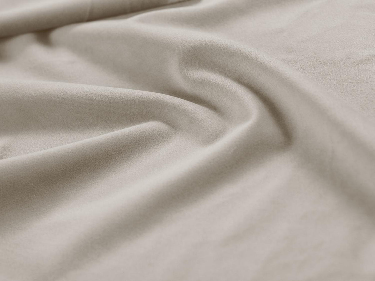 Campi Bett mit Stauraum und Headboard 180cm in Dark Beige-Bluvel präsentiert im Onlineshop von KAQTU Design AG. Bett ist von Cosmopolitan Design