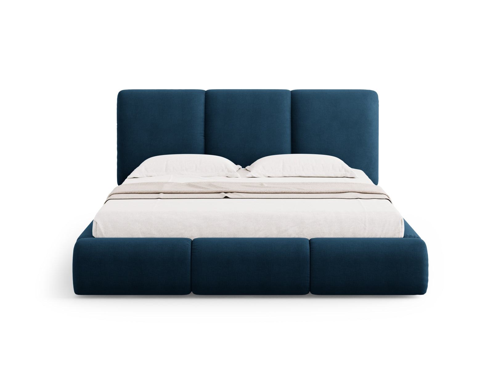 Erleben Sie das Nicolas Bett von Cosmopolitan Design: elegantes Design, cleverer Stauraum und ein ansprechendes Headboard für Ihr modernes Schlafzimmer.