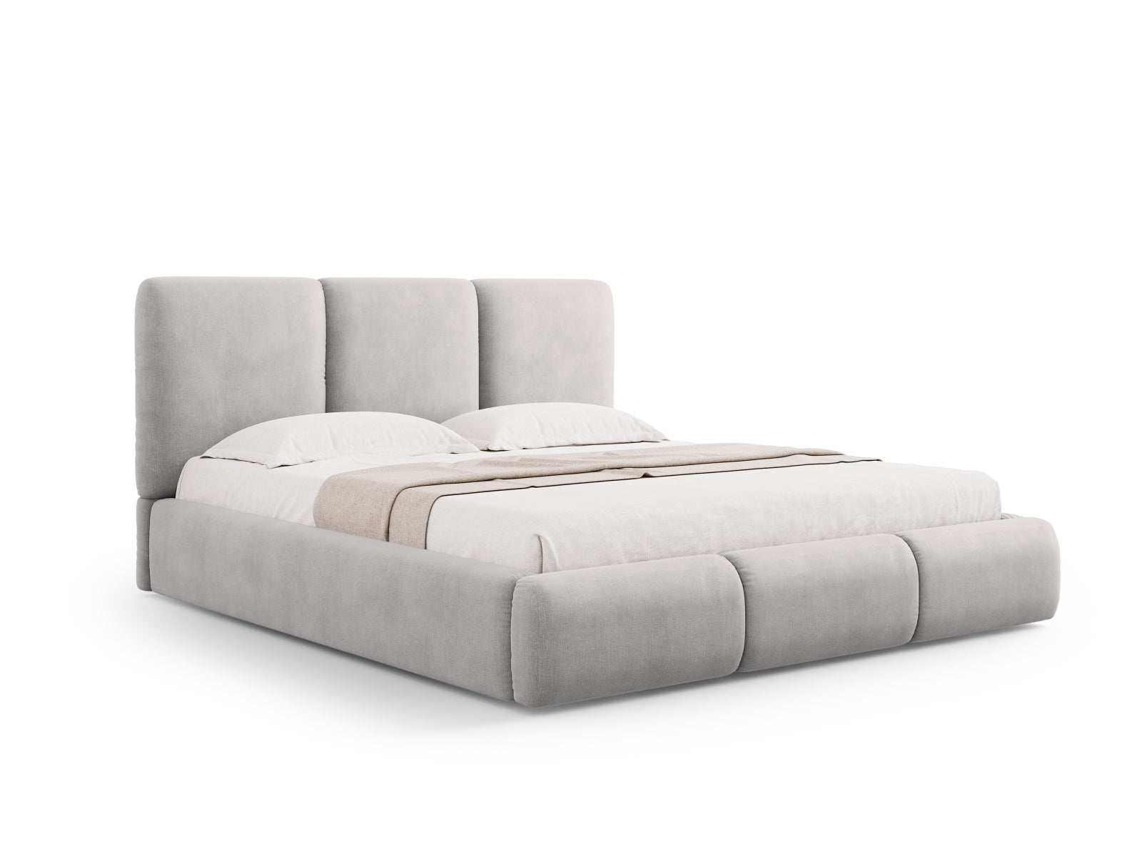 Entdecken Sie das Nicolas Bett von Cosmopolitan Design: stilvolles Design, praktischer Stauraum und ein attraktives Headboard für Ihr Schlafzimmer.