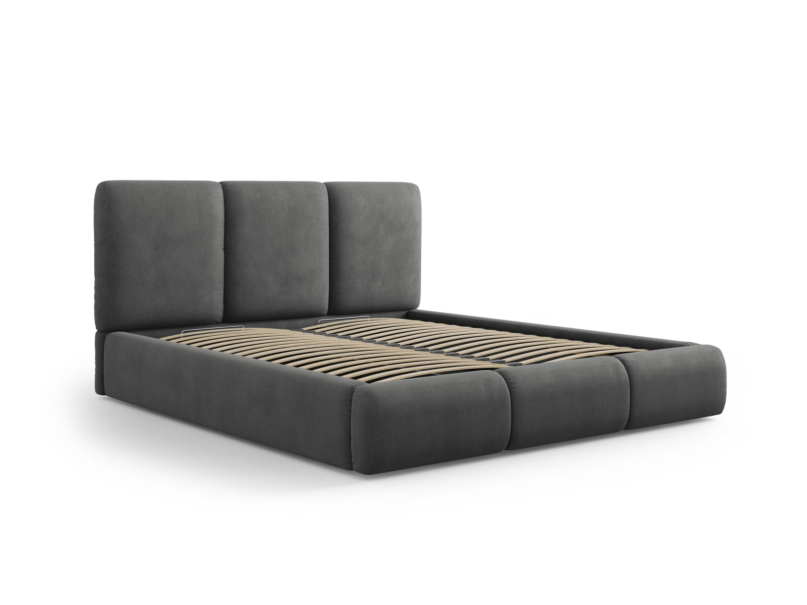 Entdecken Sie das Nicolas Bett von Cosmopolitan Design: stilvolles Design, praktischer Stauraum und ein attraktives Headboard für Ihr Schlafzimmer.