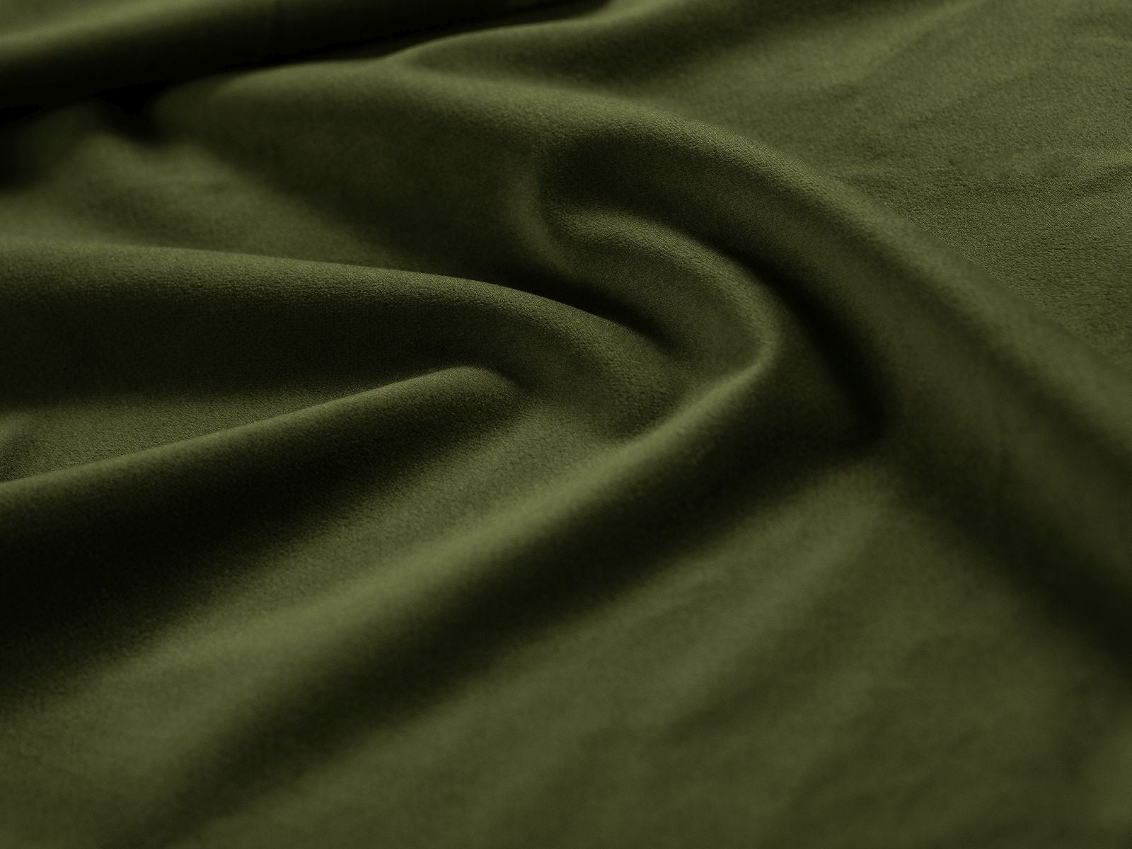 Stylisches Asti Bett in Army Green-Magic Velvet, ausgestattet mit praktischem Stauraum und einem ansprechenden Kopfteil für zeitgemäße Schlafzimmer.