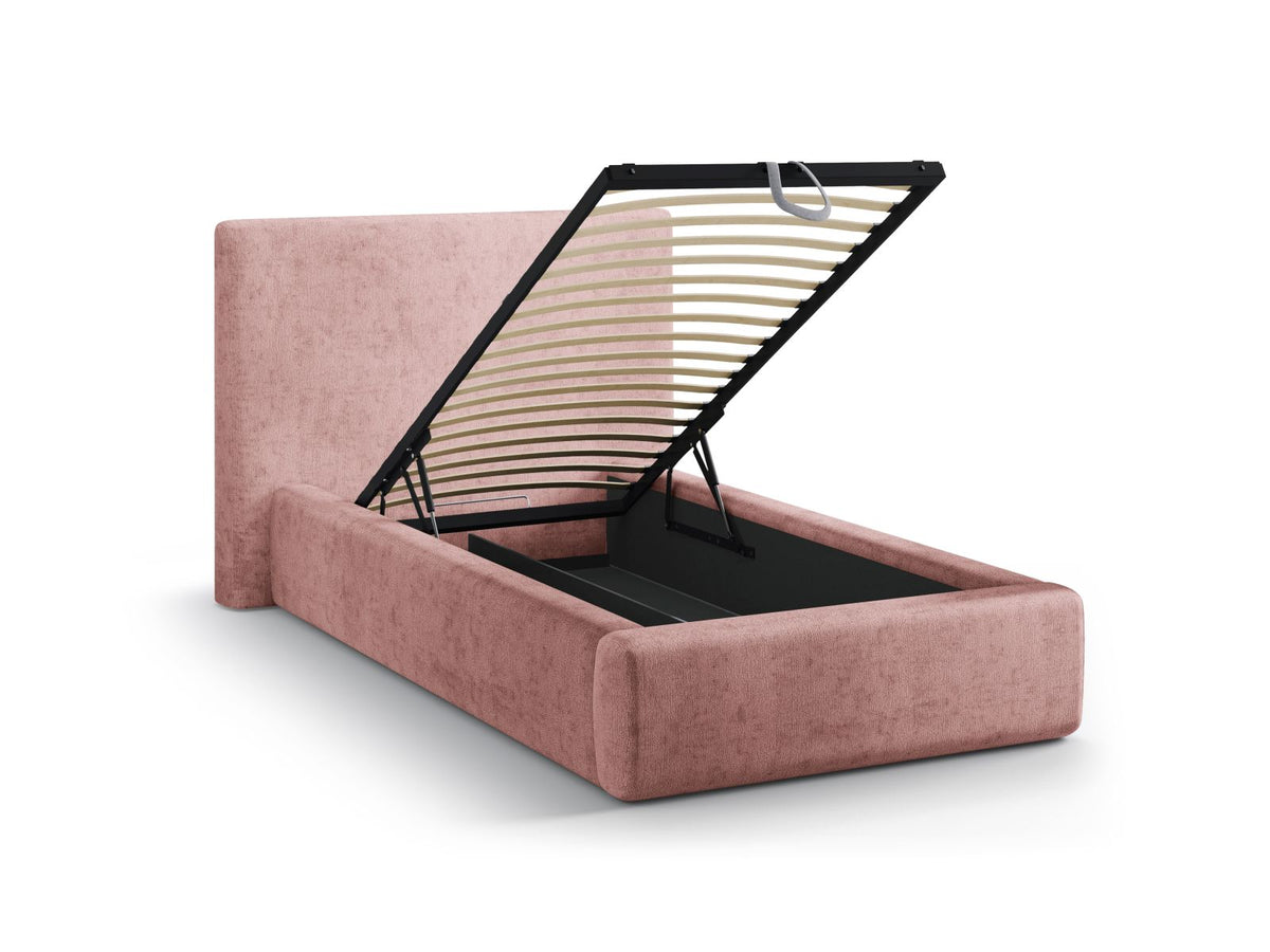 Asti Bett mit Stauraum mit Kopfteil 90cm in Pink-Perfect Harmony präsentiert im Onlineshop von KAQTU Design AG. Bett ist von Cosmopolitan Design